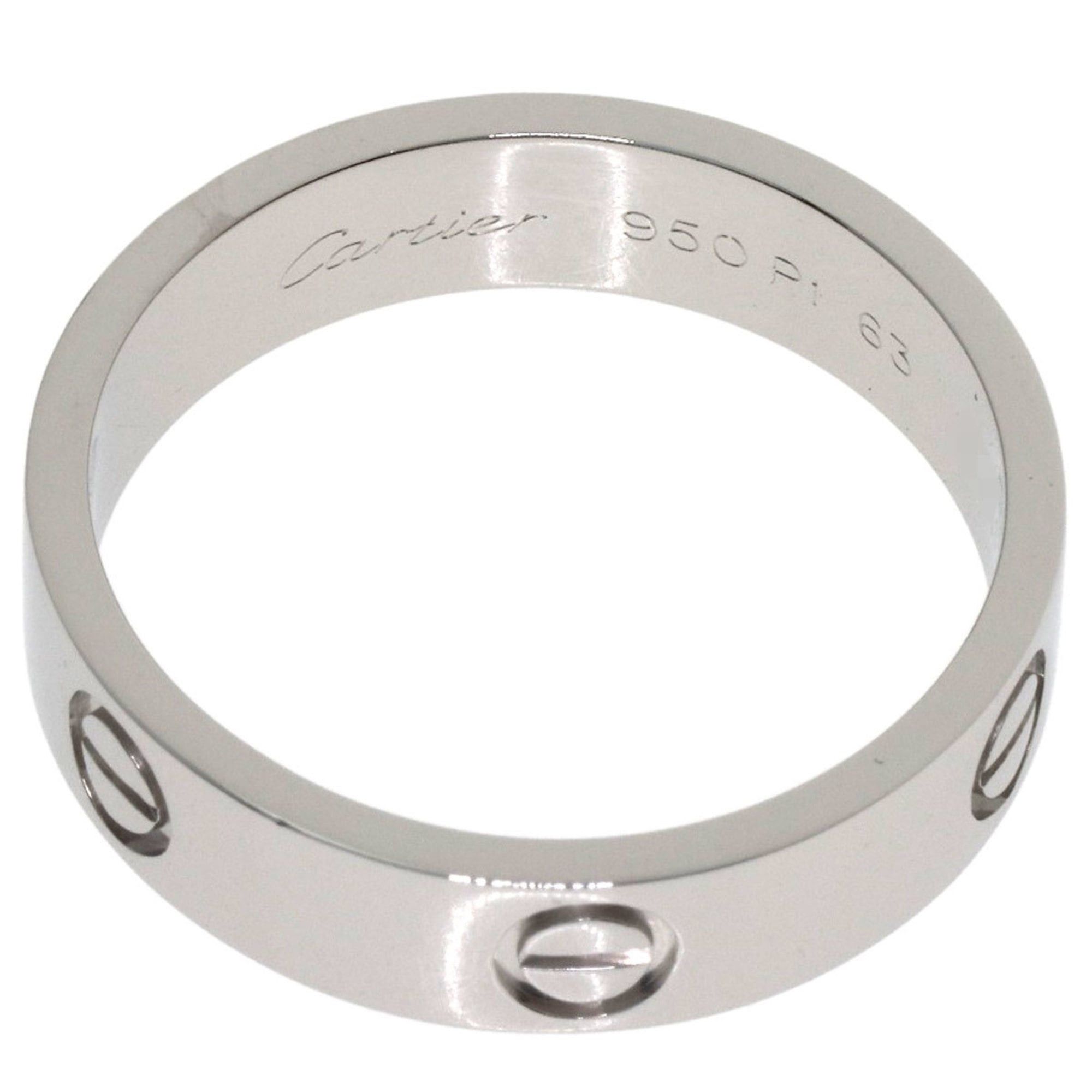Cartier Cartier Love Ring #63 Platinum PT950 Unisex Size ONE SIZE - 4 Thumbnail
