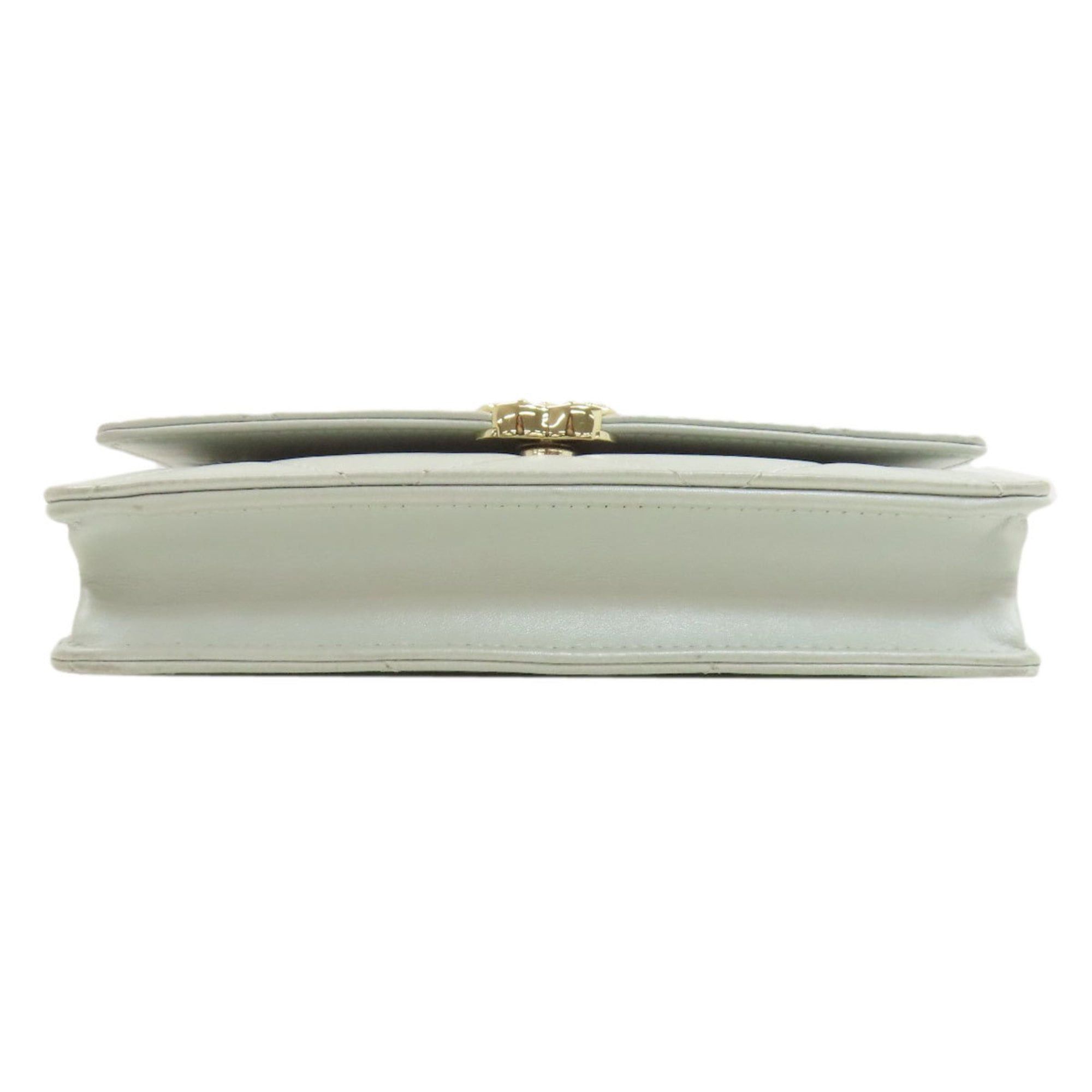 Chanel CHANEL Chain Shoulder Bag, Matelasse, Gold Hardware, Lambskin, Women's, Size ONE SIZE - 4 Thumbnail