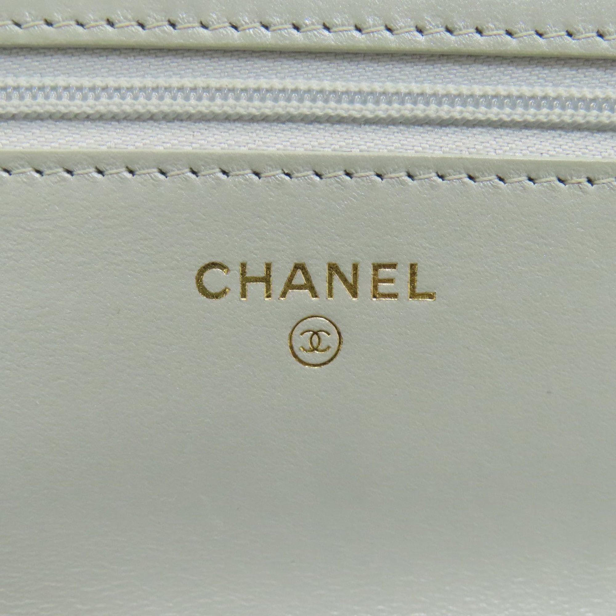 Chanel CHANEL Chain Shoulder Bag, Matelasse, Gold Hardware, Lambskin, Women's, Size ONE SIZE - 6 Thumbnail