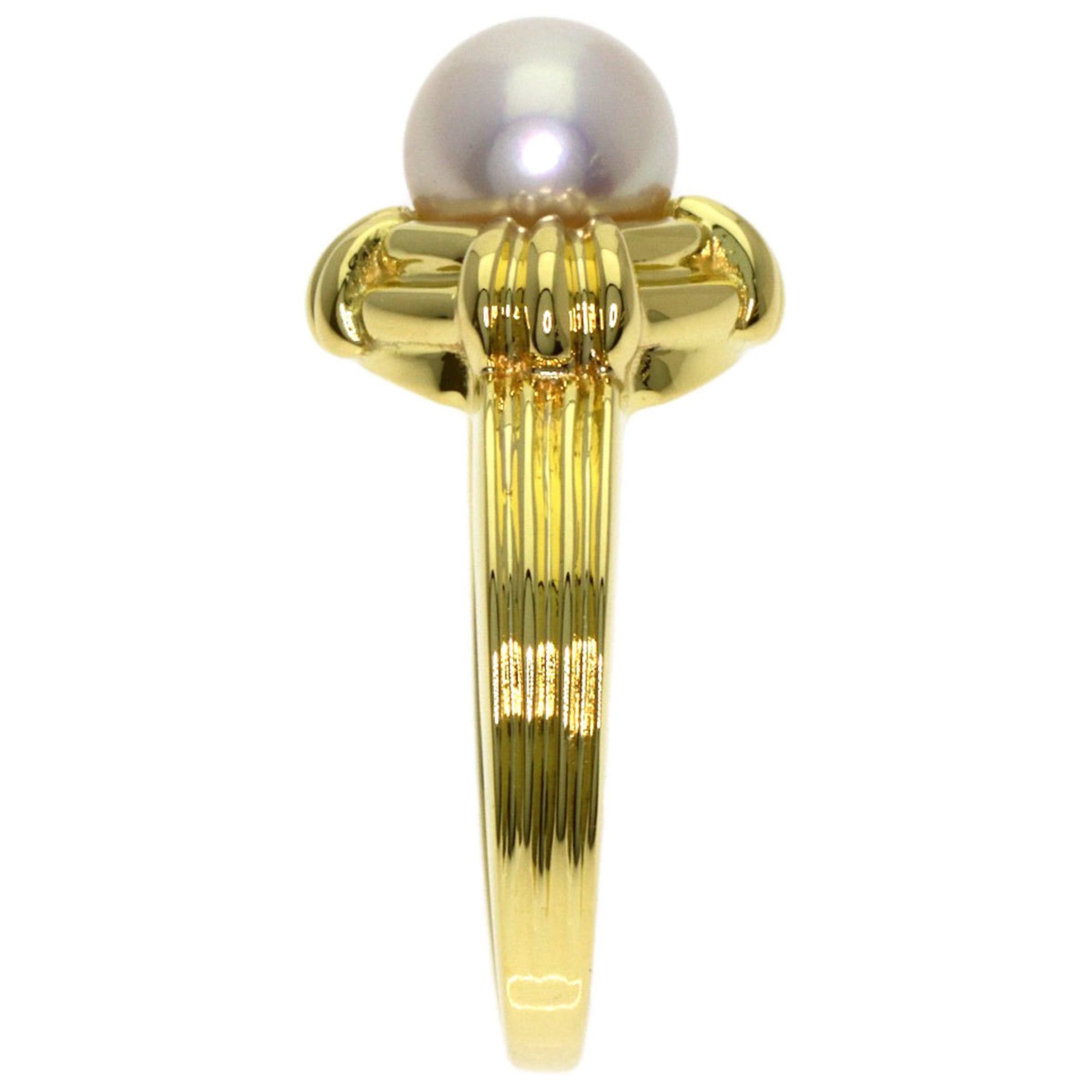 Tiffany & Co. Tiffany & Co. Akoya Pearl Ring in 18K Yellow Gold for Women. Size ONE SIZE - 3 Thumbnail