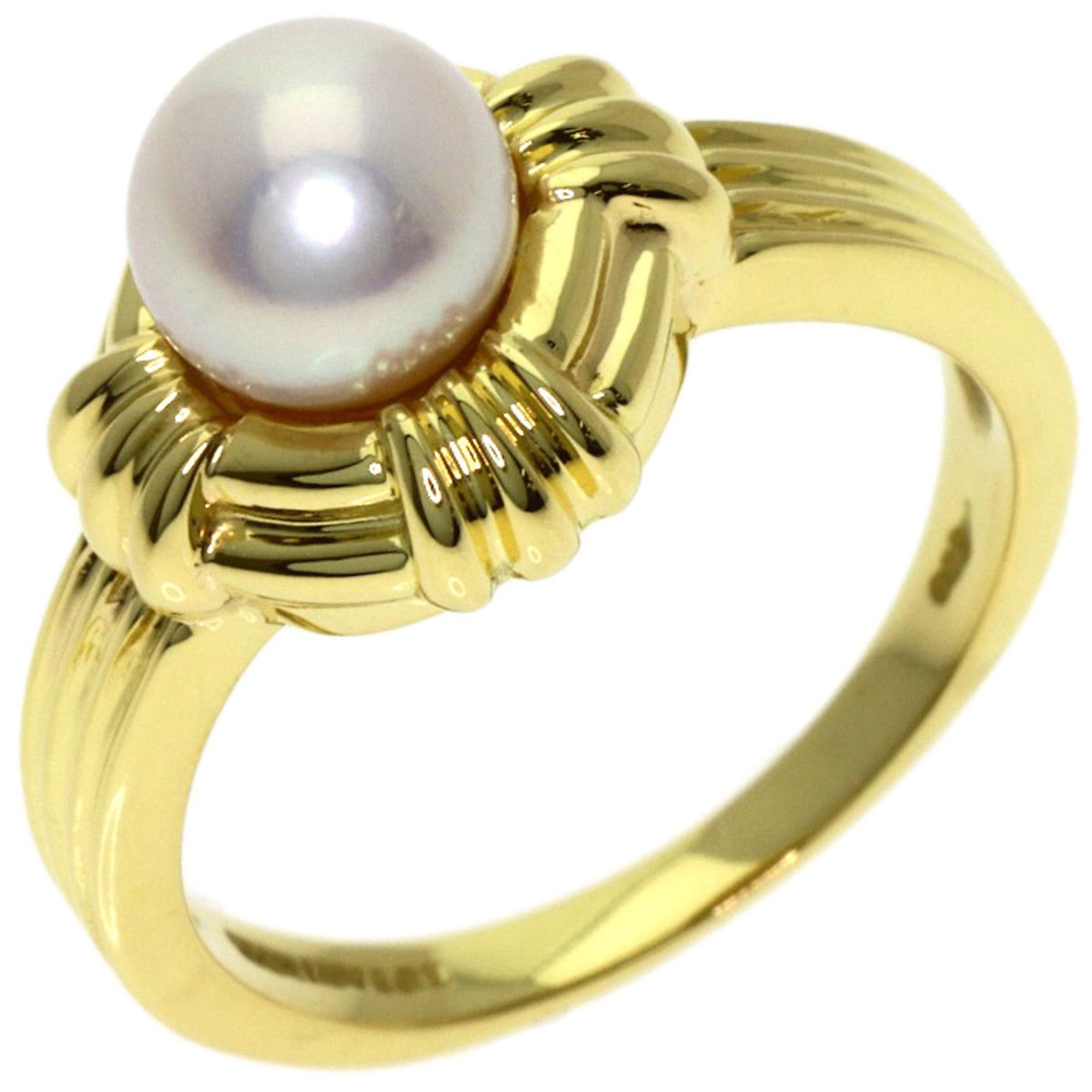 Tiffany & Co. Tiffany & Co. Akoya Pearl Ring in 18K Yellow Gold for Women. Size ONE SIZE - 2 Thumbnail