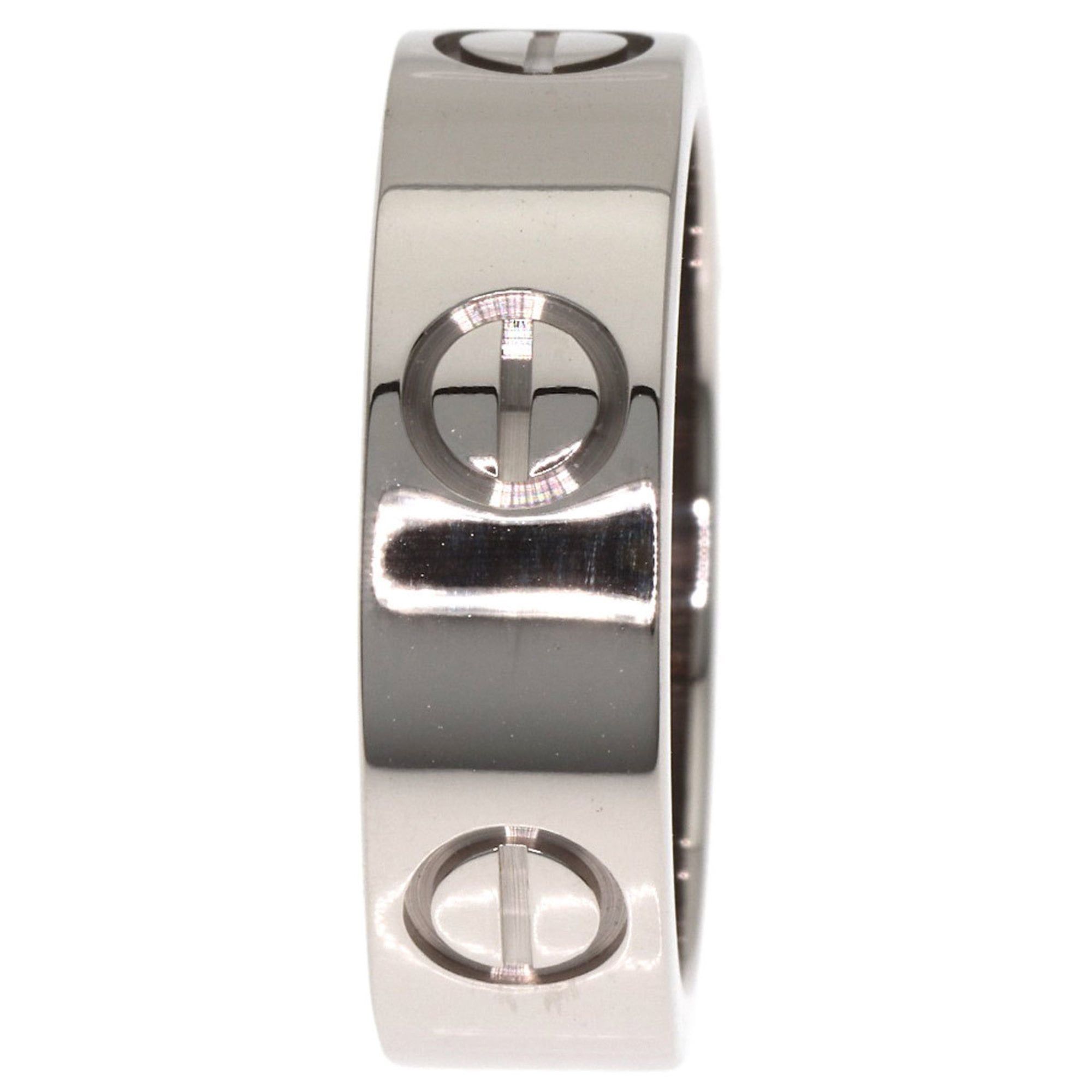 Cartier Cartier Love Ring #50 18K White Gold Women's Size ONE SIZE - 3 Thumbnail