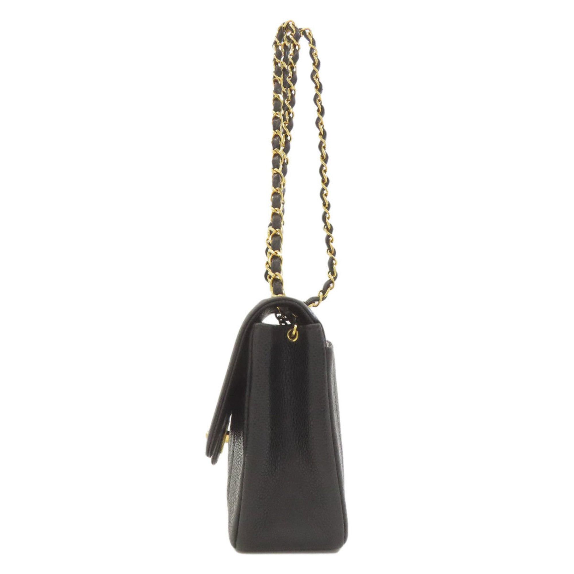 Chanel CHANEL Mademoiselle Chain Shoulder Bag in Grained Calfskin with Gold Hardware, Women's Size ONE SIZE - 3 Thumbnail