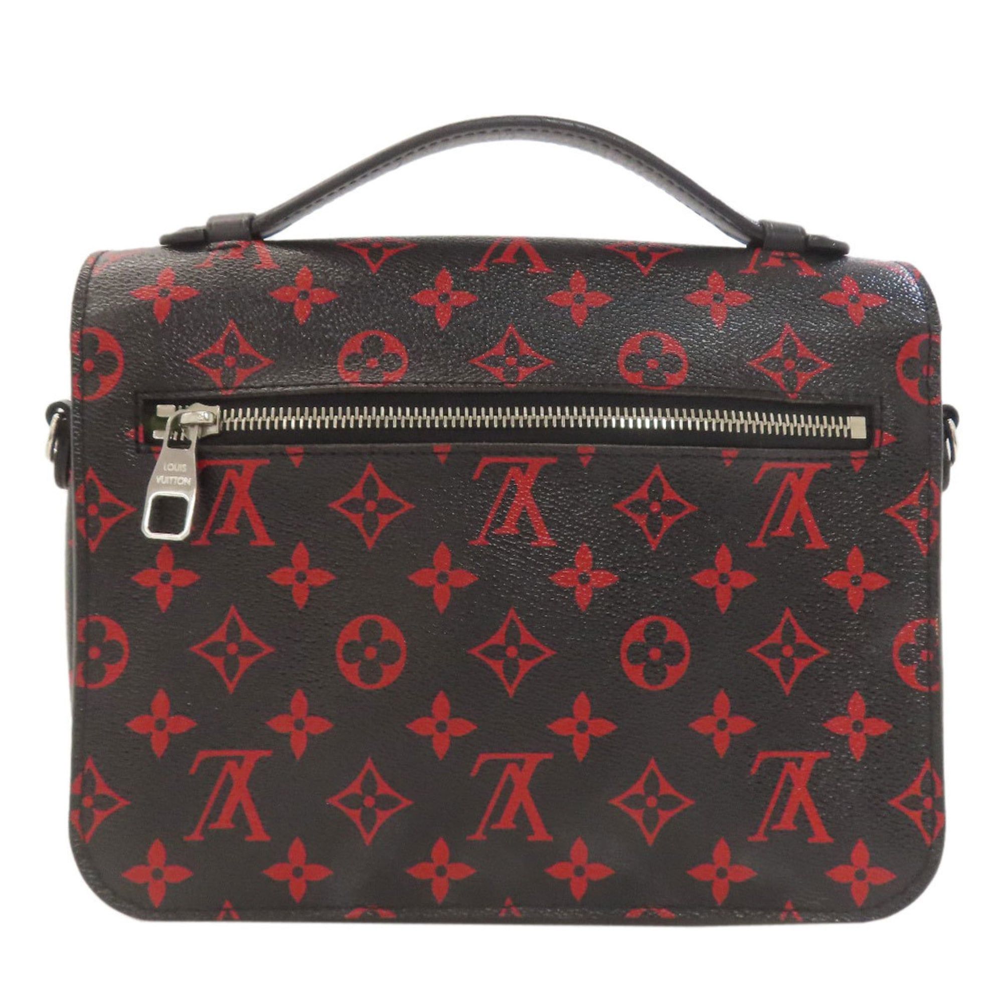 Louis Vuitton Louis Vuitton M41462 Pochette Metis MM Enfla Rouge Handbag Monogram Canvas Women's LOUIS VUITTON Size ONE SIZE - 2 Thumbnail