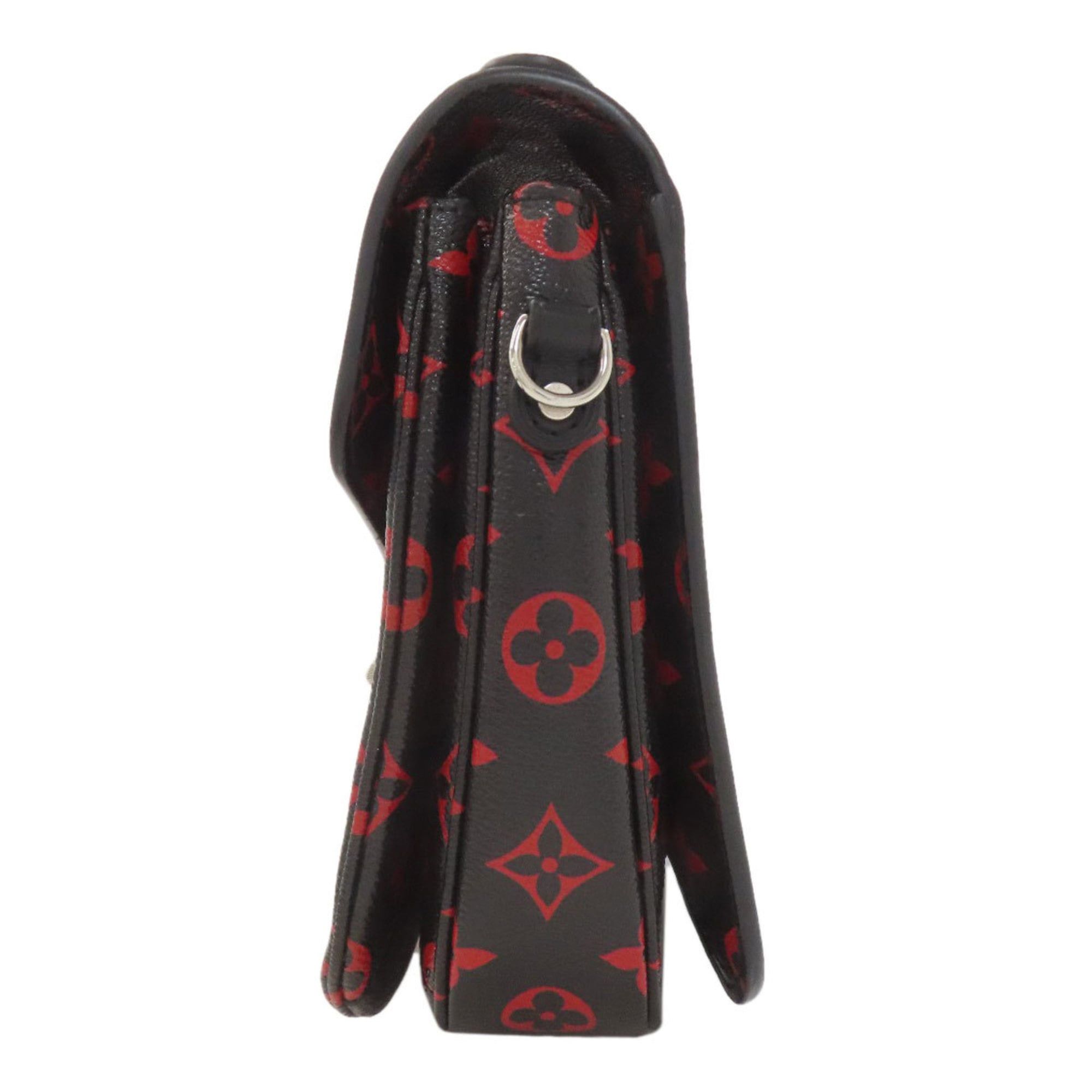 Louis Vuitton Louis Vuitton M41462 Pochette Metis MM Enfla Rouge Handbag Monogram Canvas Women's LOUIS VUITTON Size ONE SIZE - 3 Thumbnail