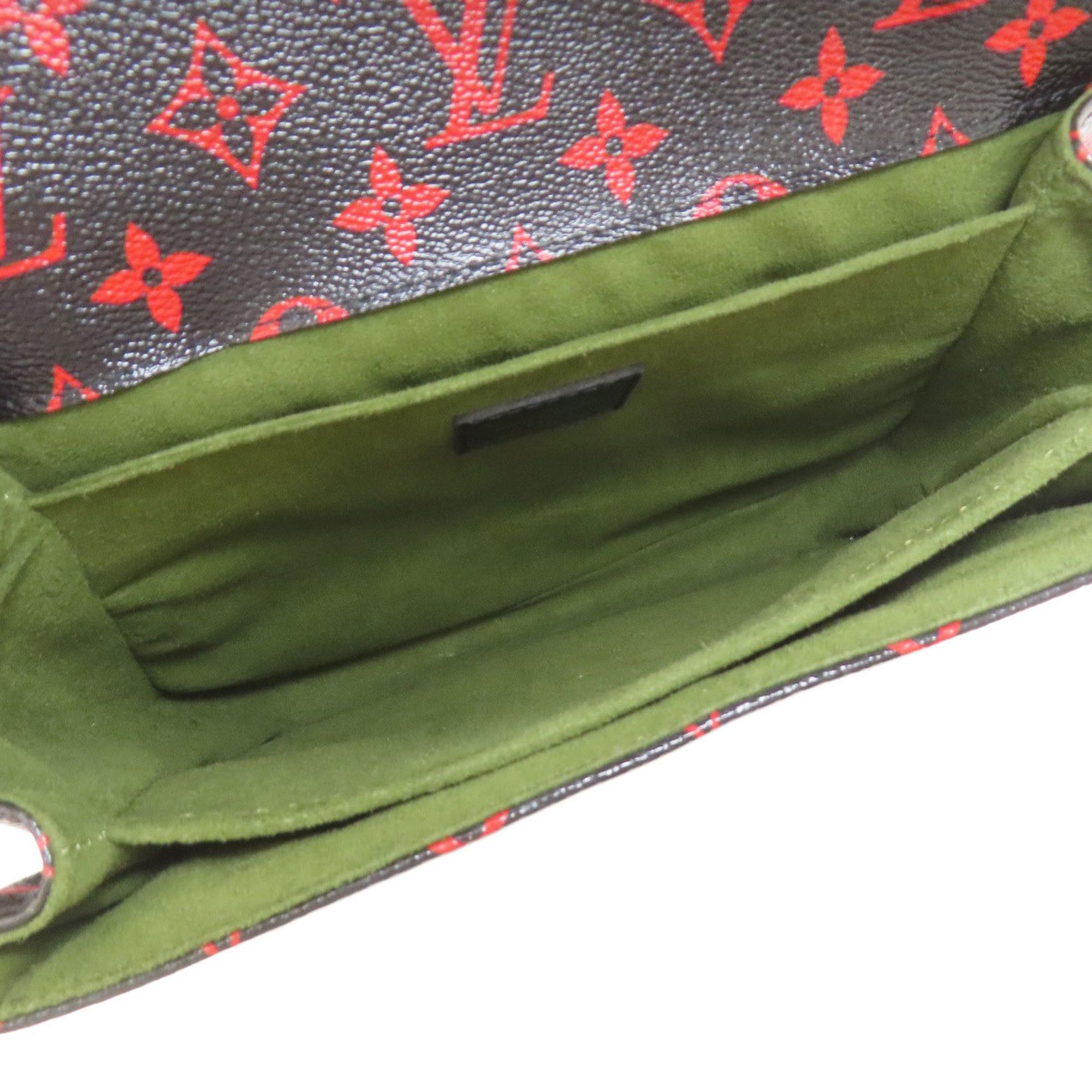 Louis Vuitton Louis Vuitton M41462 Pochette Metis MM Enfla Rouge Handbag Monogram Canvas Women's LOUIS VUITTON Size ONE SIZE - 5 Thumbnail