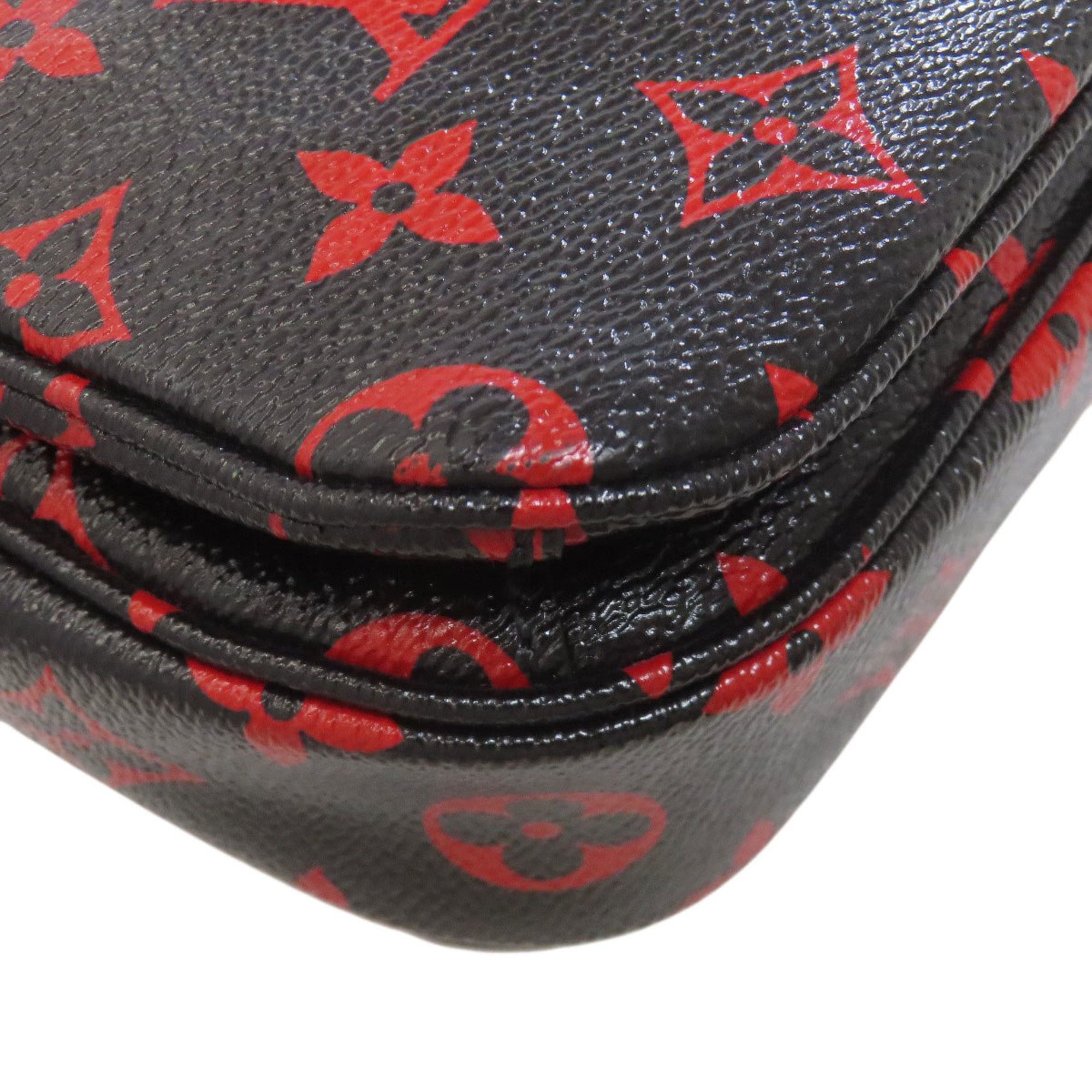 Louis Vuitton Louis Vuitton M41462 Pochette Metis MM Enfla Rouge Handbag Monogram Canvas Women's LOUIS VUITTON Size ONE SIZE - 23 Thumbnail