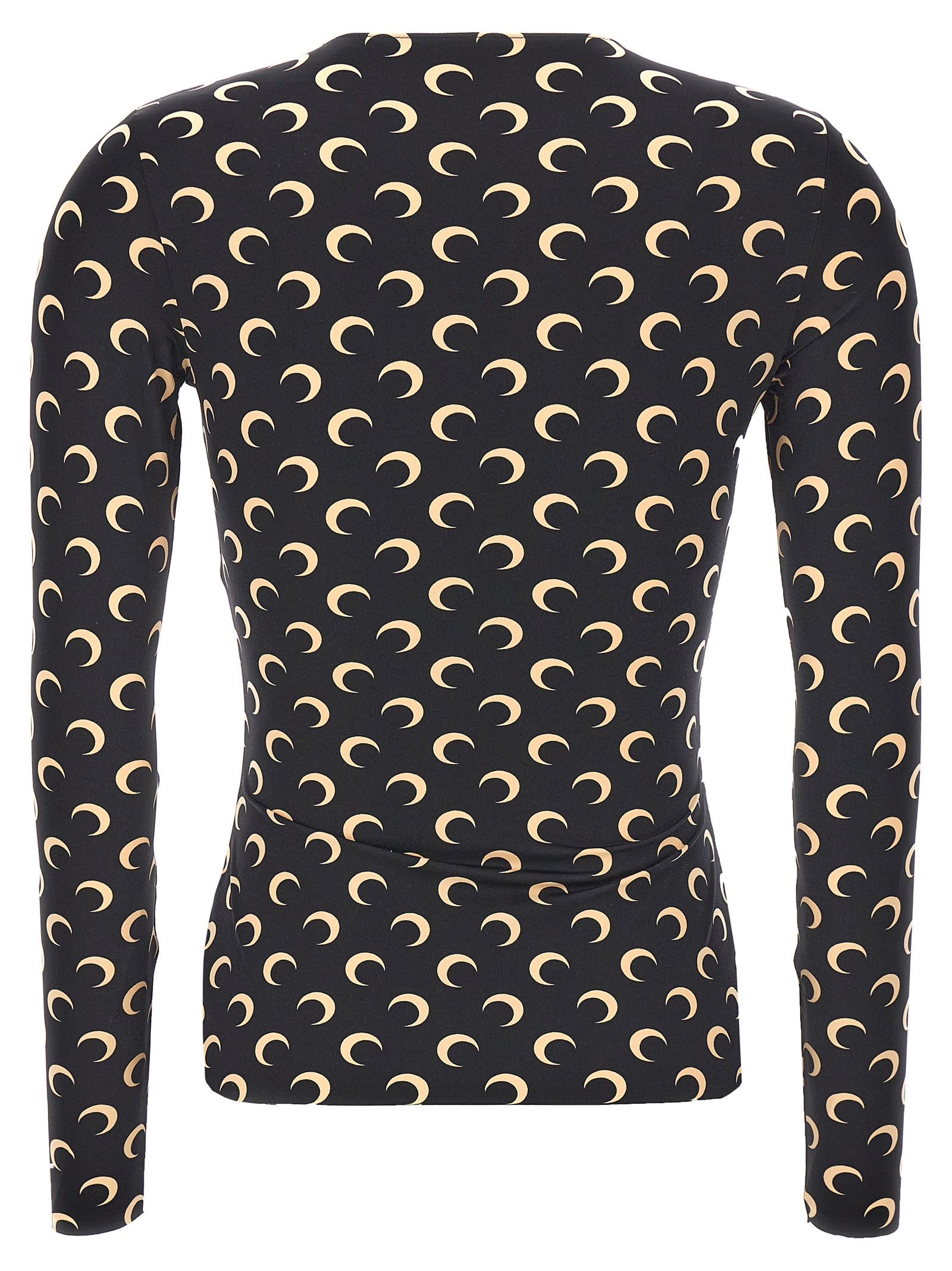 Marine Serre 'Moon Printed Jersey' T-Shirt Size XS / US 0-2 / IT 36-38 - 2 Thumbnail