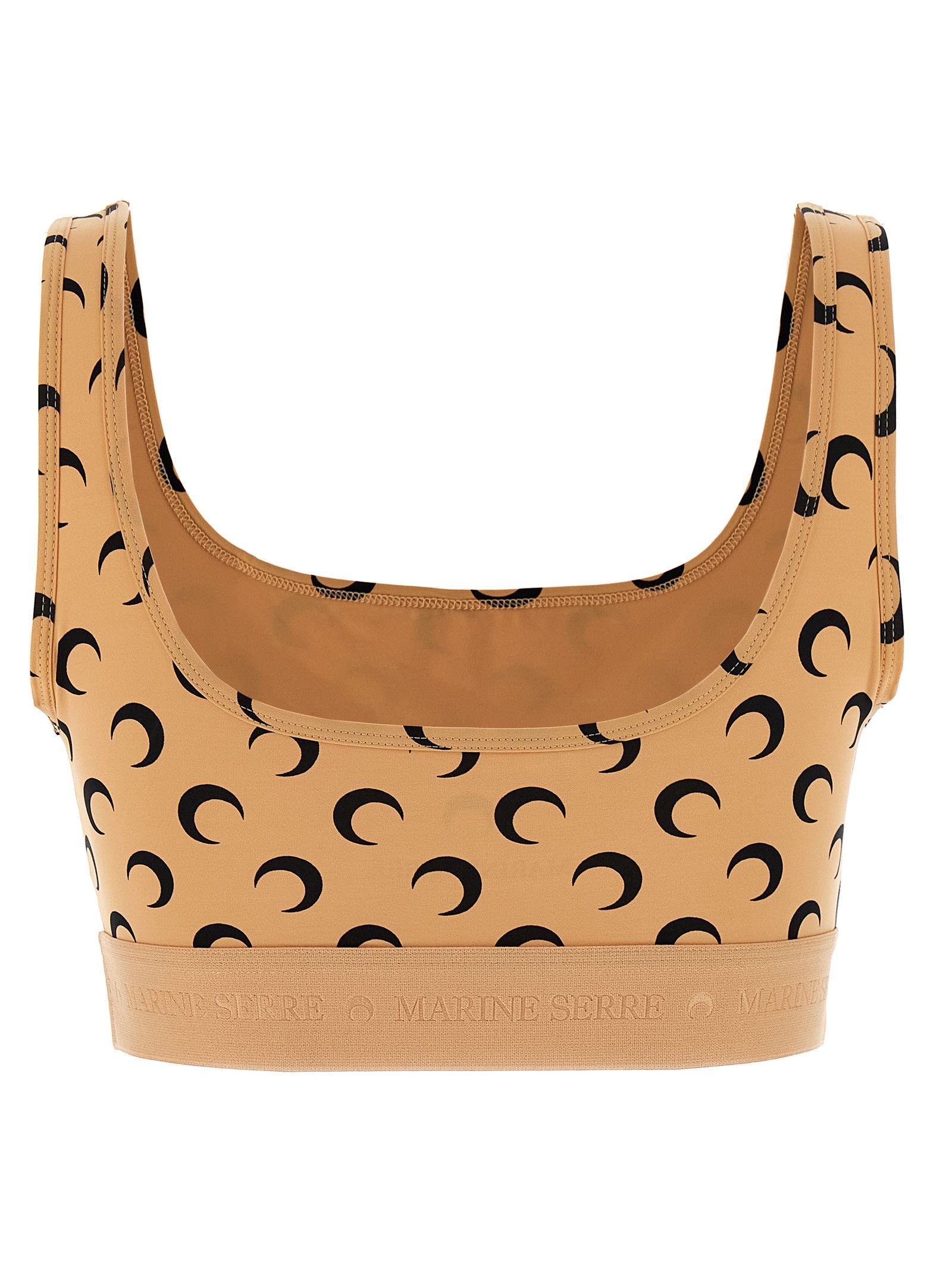 Marine Serre 'Moon Printed Jersey' Cropped Top Size M / US 6-8 / IT 42-44 - 2 Thumbnail