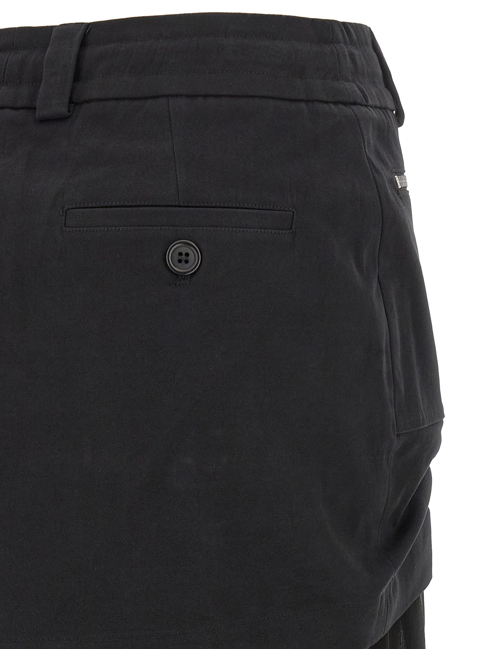 Dolce & Gabbana Twill And Chiffon Skirt Size 26" / US 2 / IT 38 - 4 Thumbnail
