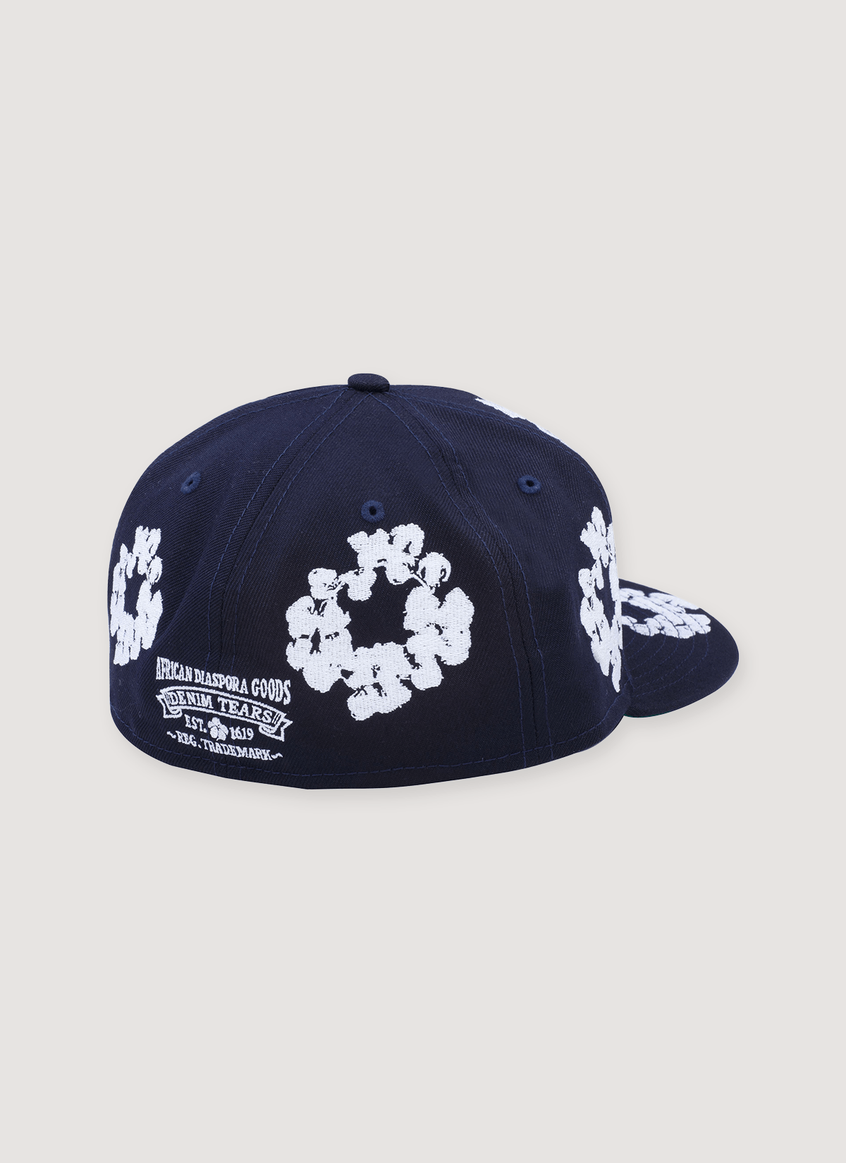 NAV Denim Tears New Era Cotton Wreath 59/50 y Size ONE SIZE - 2 Thumbnail
