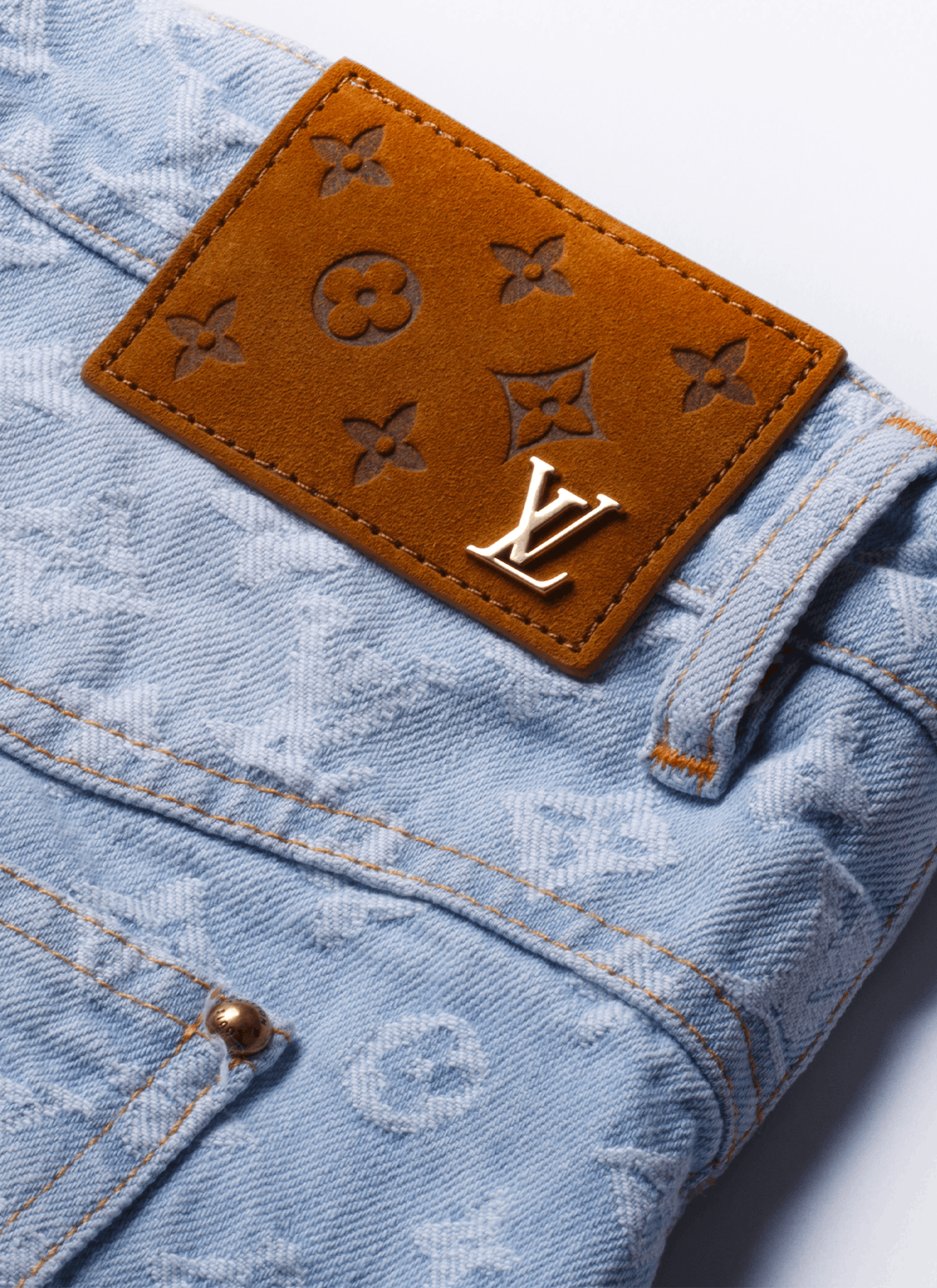 Other Louis Vuitton Tyler, the Creator Monogram Denim Pants Light Size US 38 / EU 54 - 4 Thumbnail