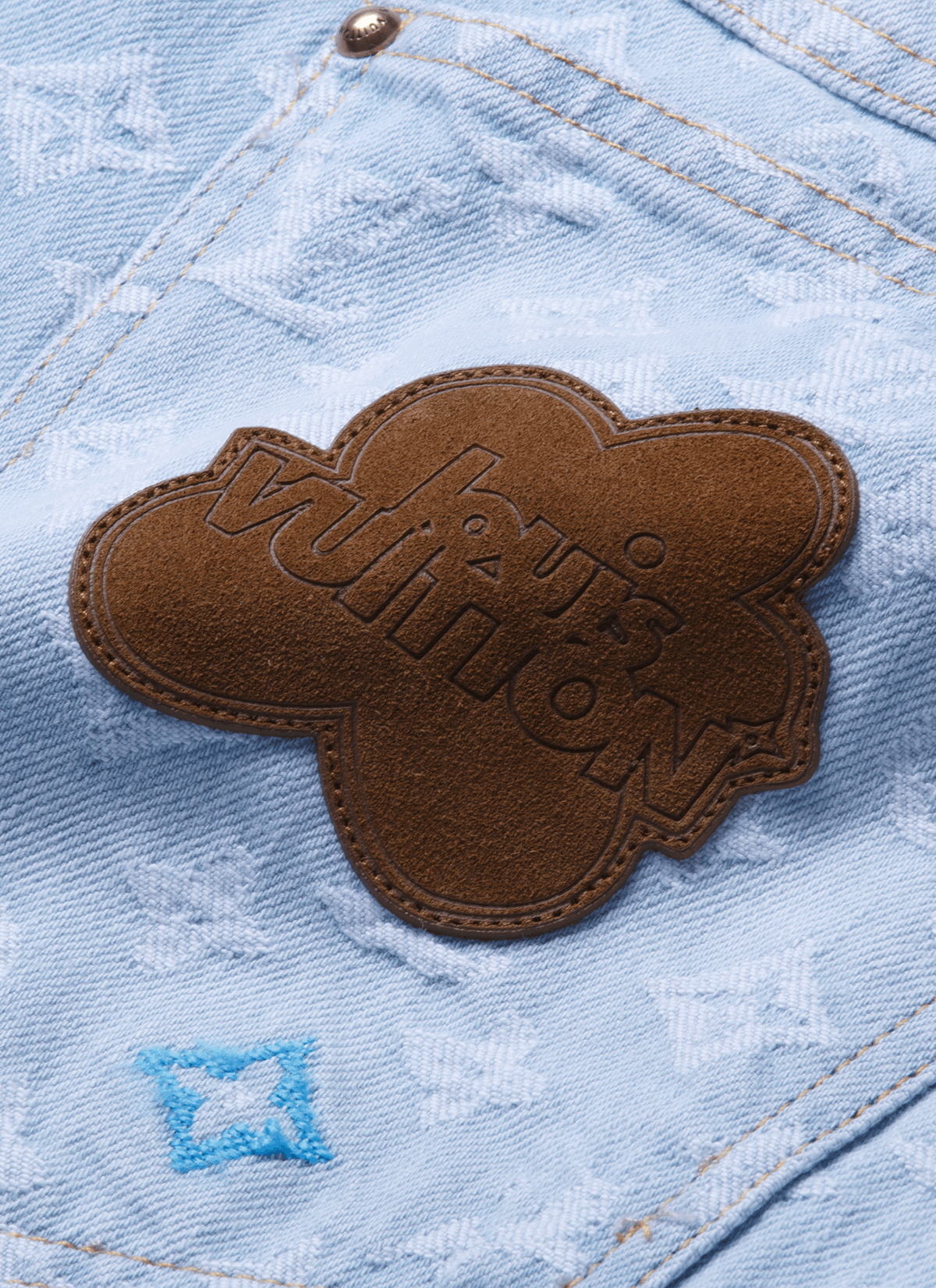 Other Louis Vuitton Tyler, the Creator Monogram Denim Pants Light Size US 38 / EU 54 - 3 Thumbnail