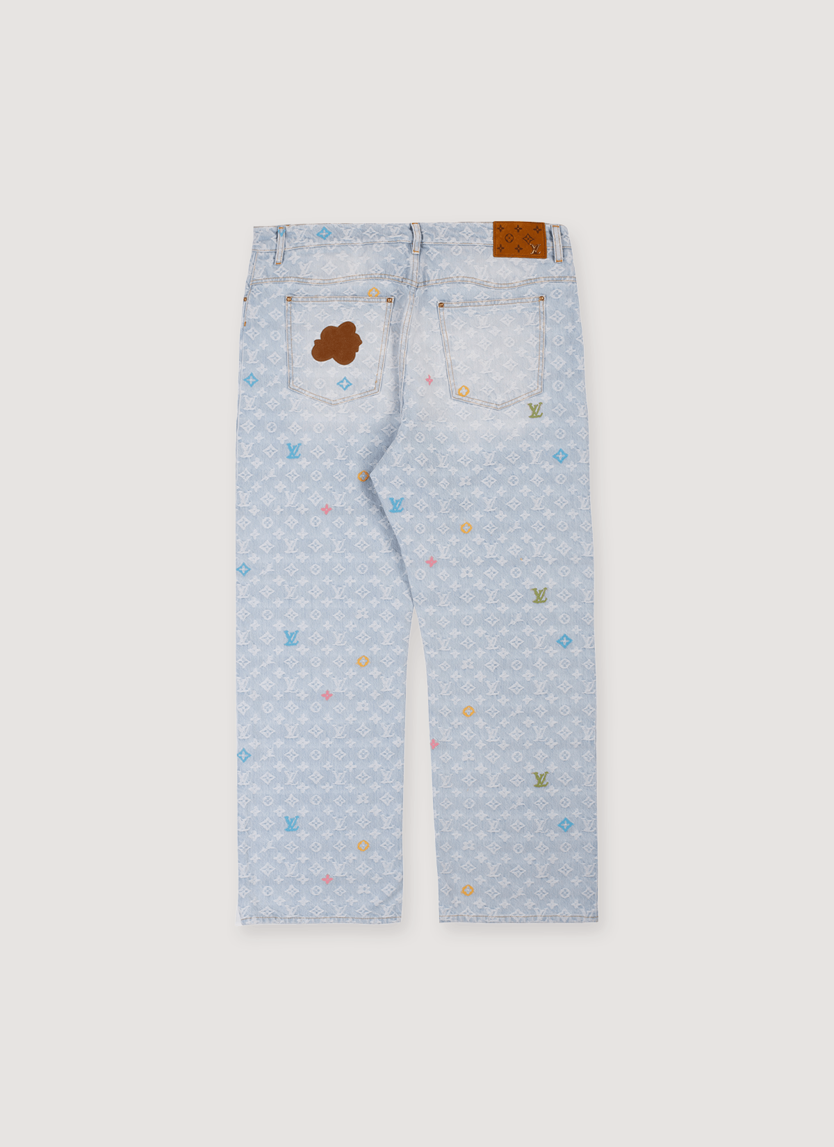 Other Louis Vuitton Tyler, the Creator Monogram Denim Pants Light Size US 38 / EU 54 - 2 Thumbnail
