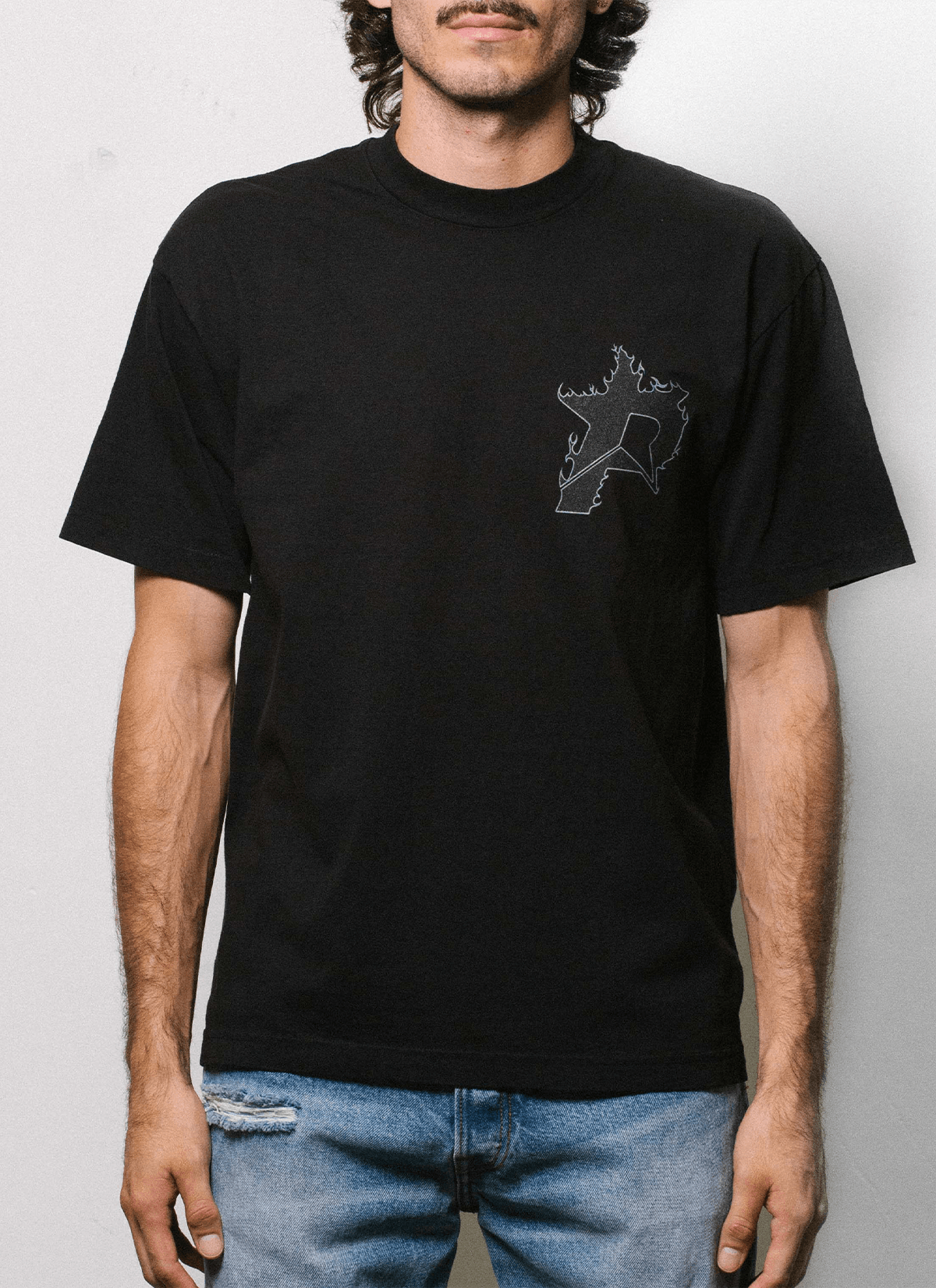 Other Pieces P Star Flame Tee Tonal Black V2 Size US XL / EU 56 / 4 - 3 Thumbnail