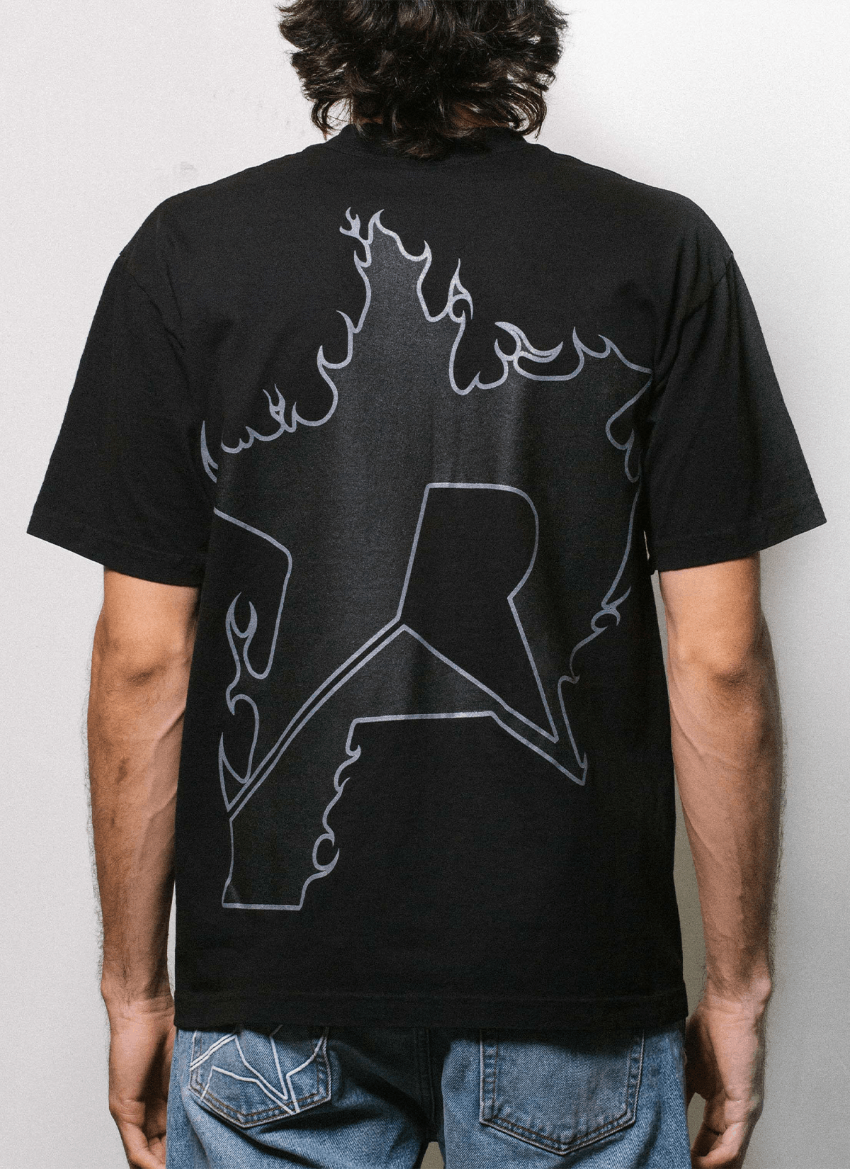 Other Pieces P Star Flame Tee Tonal Black V2 Size US XL / EU 56 / 4 - 4 Thumbnail