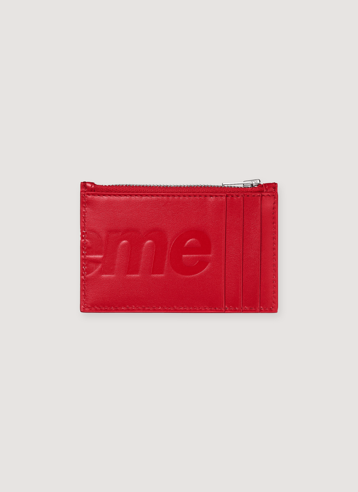 Supreme Leather Zip Card Holder Size ONE SIZE - 2 Thumbnail