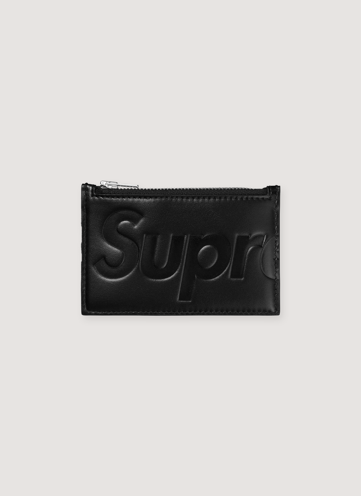 Supreme Leather Zip Card Holder Size ONE SIZE - 3 Thumbnail