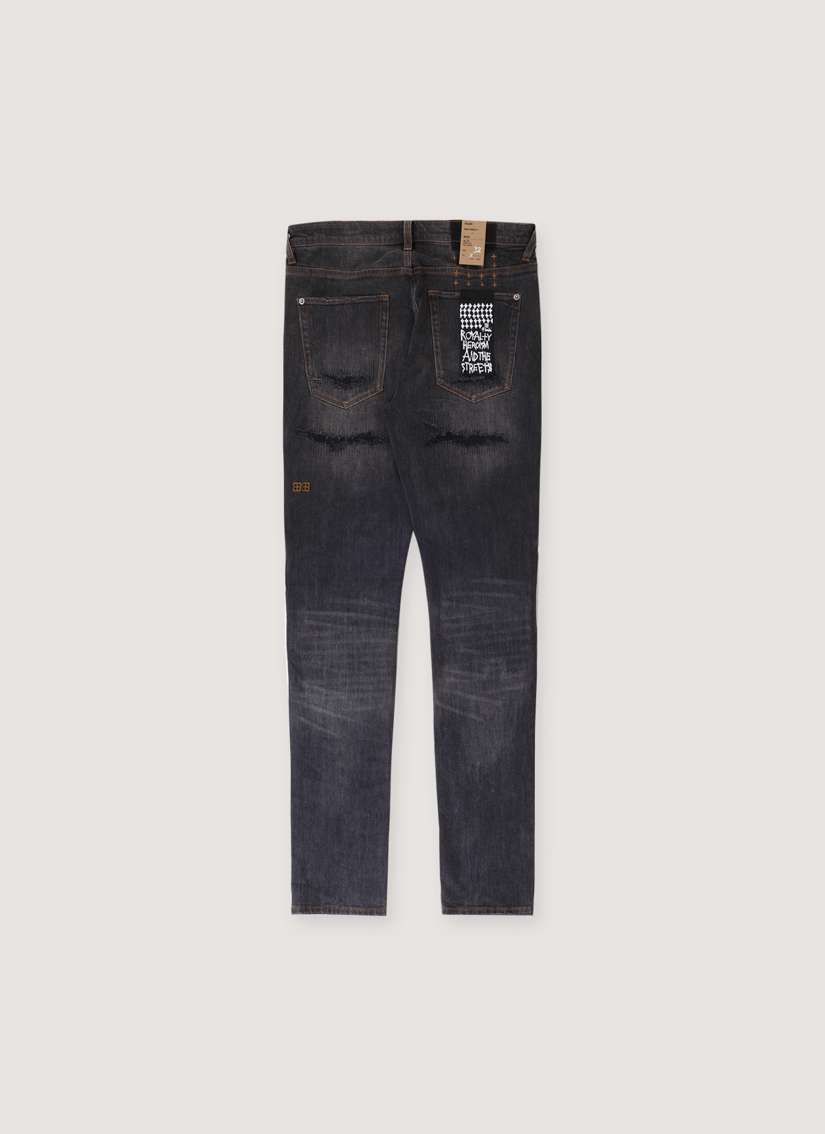 Ksubi Van Winkle Retorqued Repair Denim Charcoal Size US 28 / EU 44 - 2 Thumbnail