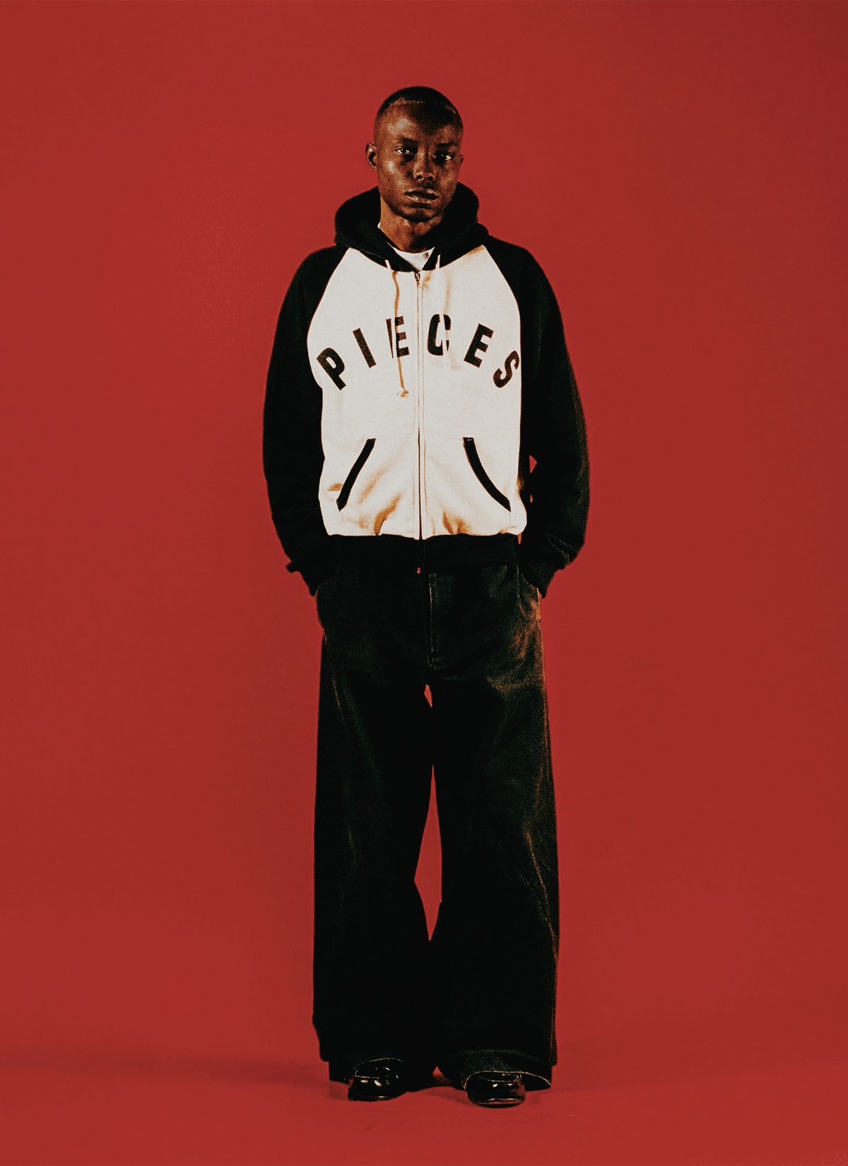 Other Pieces City of Angels Raglan Zip Up Sweatshirt Cream Black Size US S / EU 44-46 / 1 - 5 Thumbnail