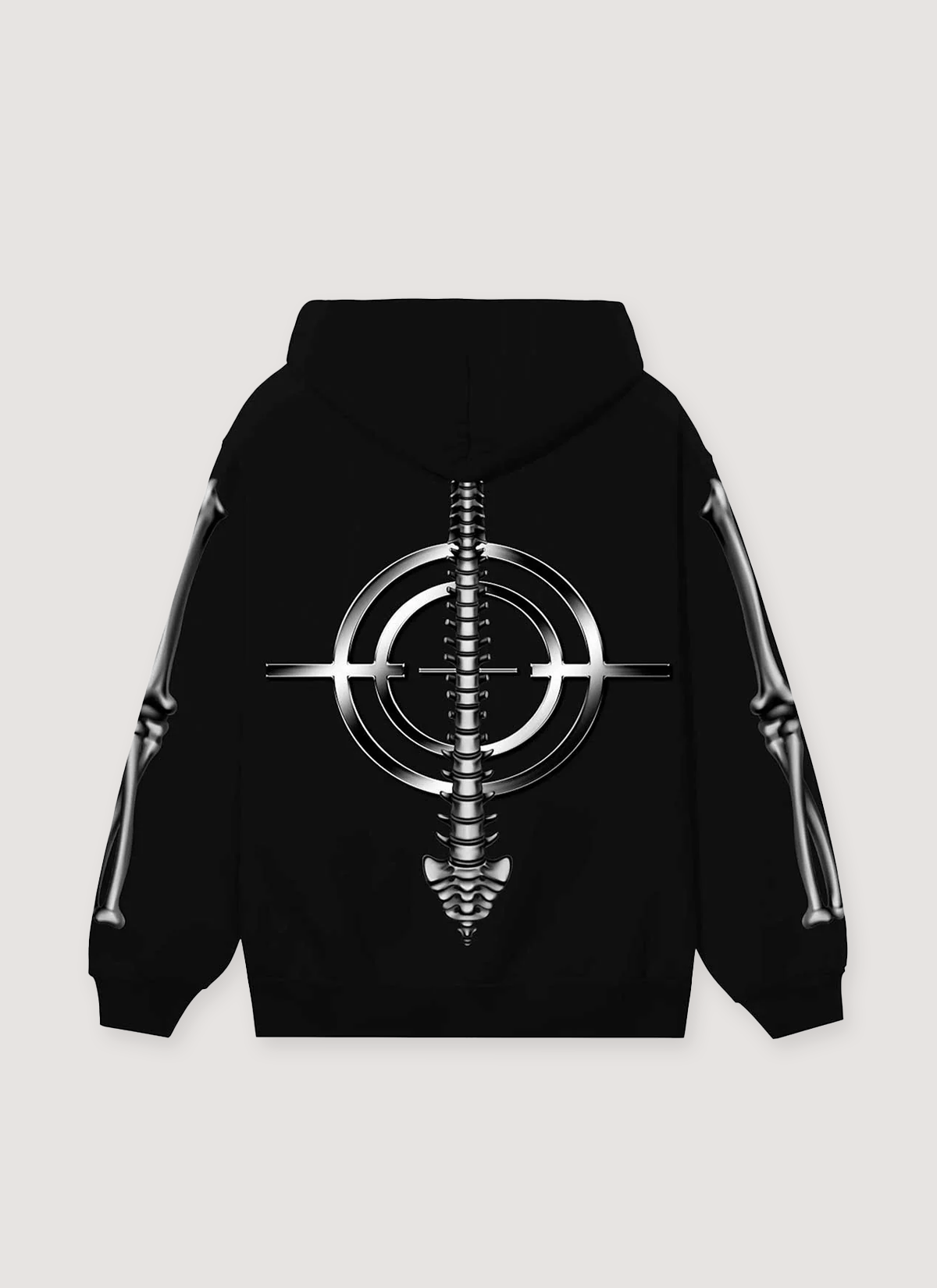 Revenge Chrome Skeleton Sweatshirt Black Size US L / EU 52-54 / 3 - 2 Thumbnail