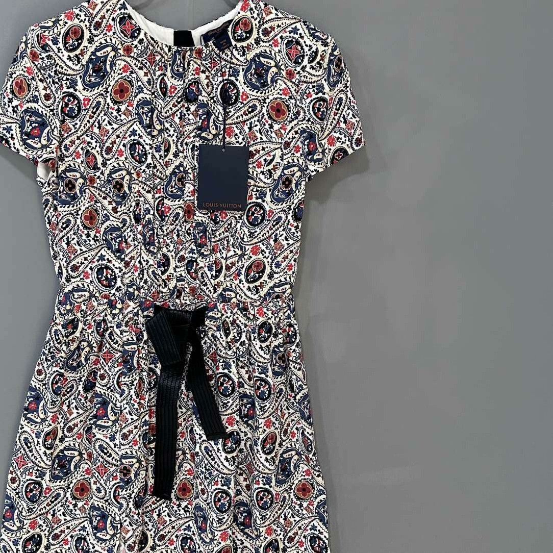 Louis Vuitton Louis Vuitton Floral Silk Dress Size XXS / US 00 / IT 34 - 2 Thumbnail