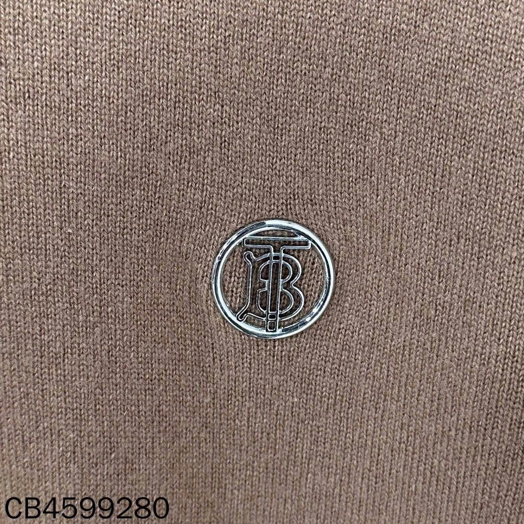 Burberry Burberry Camel Cashmere Knit Top Size US L / EU 52-54 / 3 - 6 Thumbnail