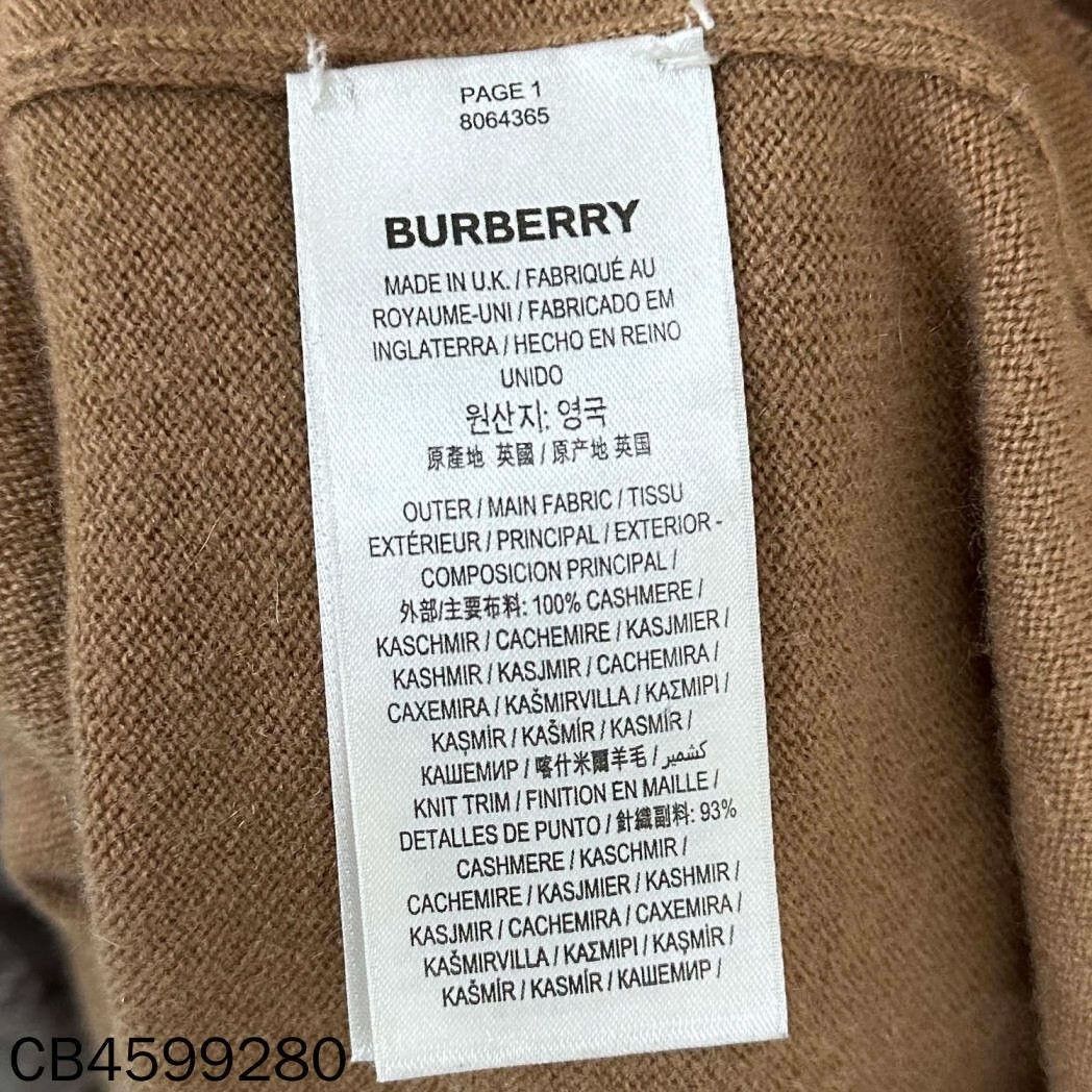 Burberry Burberry Camel Cashmere Knit Top Size US L / EU 52-54 / 3 - 5 Thumbnail