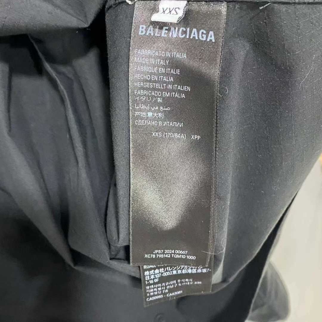 Balenciaga Balenciaga Tech Fabric Distressed Shirt Size XXS / US 00 / IT 34 - 4 Thumbnail