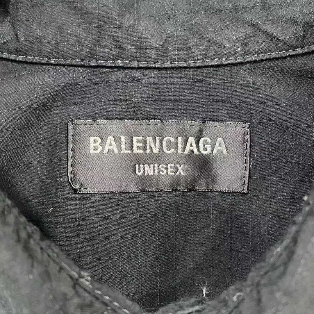 Balenciaga Balenciaga Tech Fabric Distressed Shirt Size XXS / US 00 / IT 34 - 5 Thumbnail