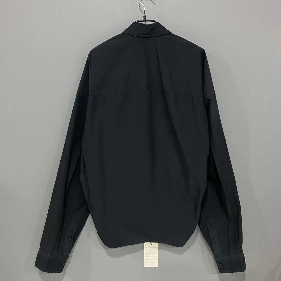Balenciaga Balenciaga Tech Fabric Distressed Shirt Size XXS / US 00 / IT 34 - 3 Thumbnail