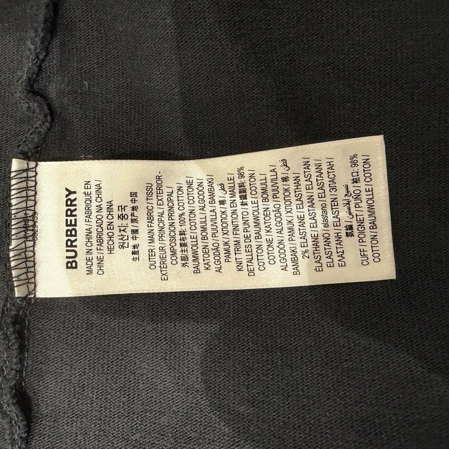 Burberry Burberry Fake Two-Piece Logo Long Sleeve Size US XXL / EU 58 / 5 - 4 Thumbnail