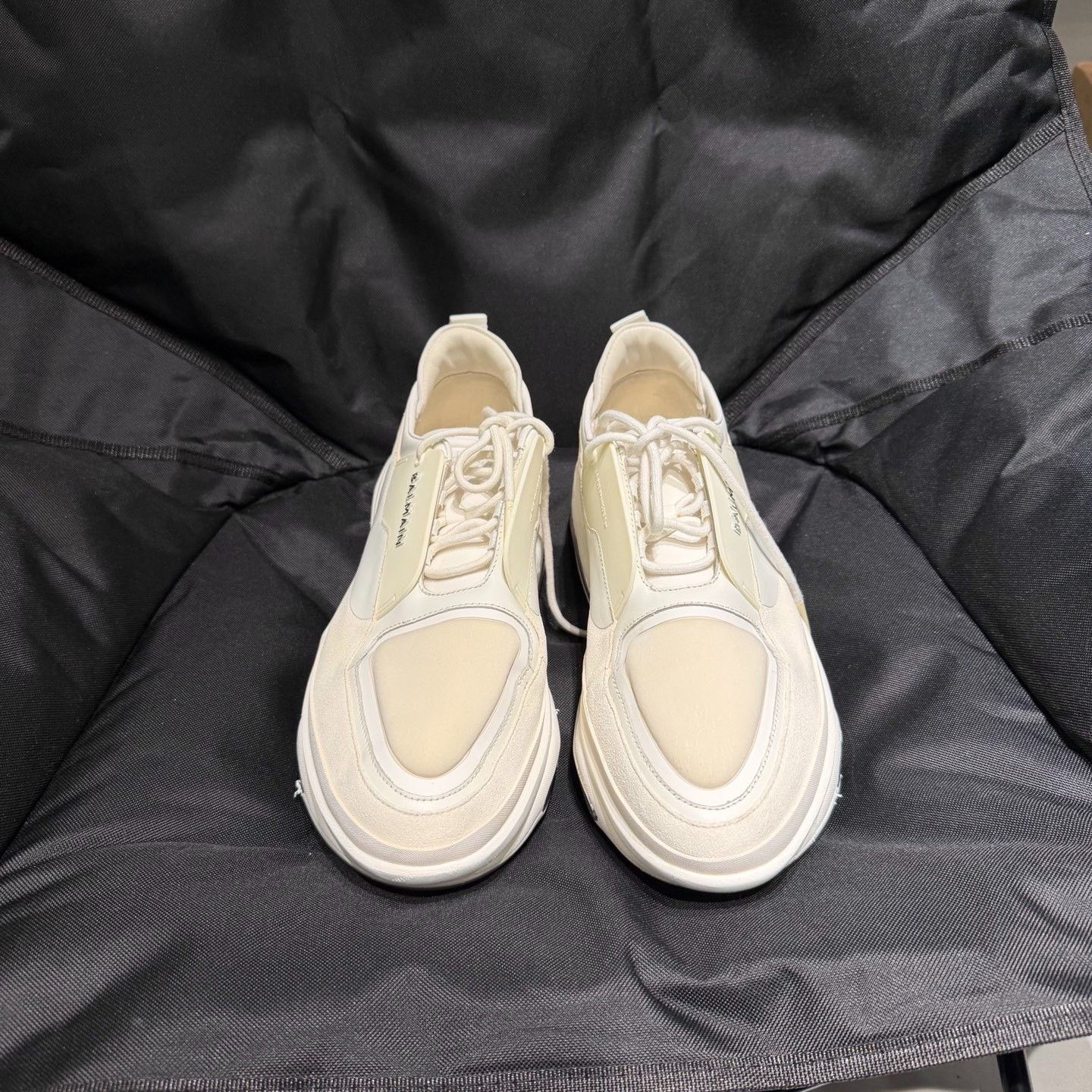 Balmain Balmain Small Logo Platform Lace-Up Sneakers Size US 11 / EU 44 - 3 Thumbnail