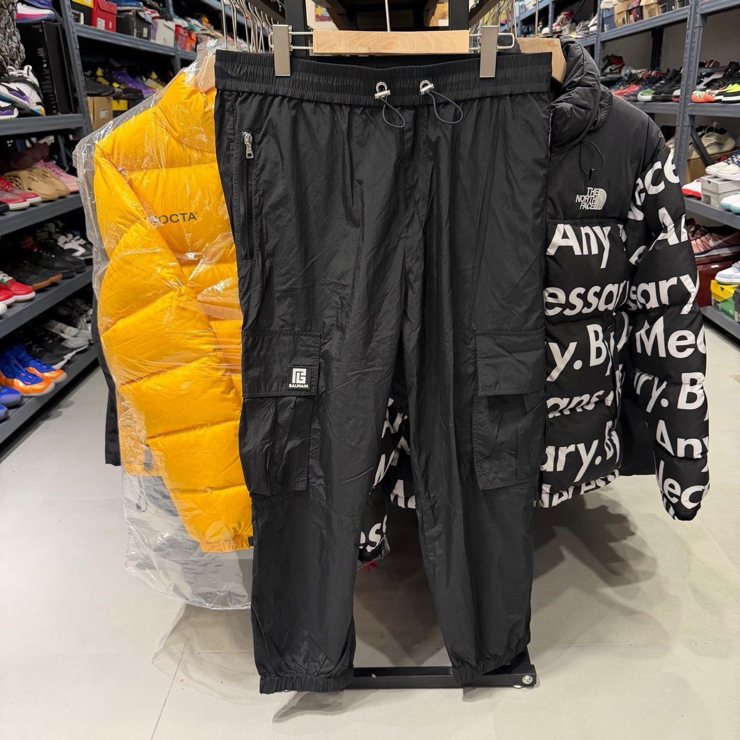 Balmain BALMAIN Black Nylon Pants Size US 36 / EU 52 - 7 Thumbnail