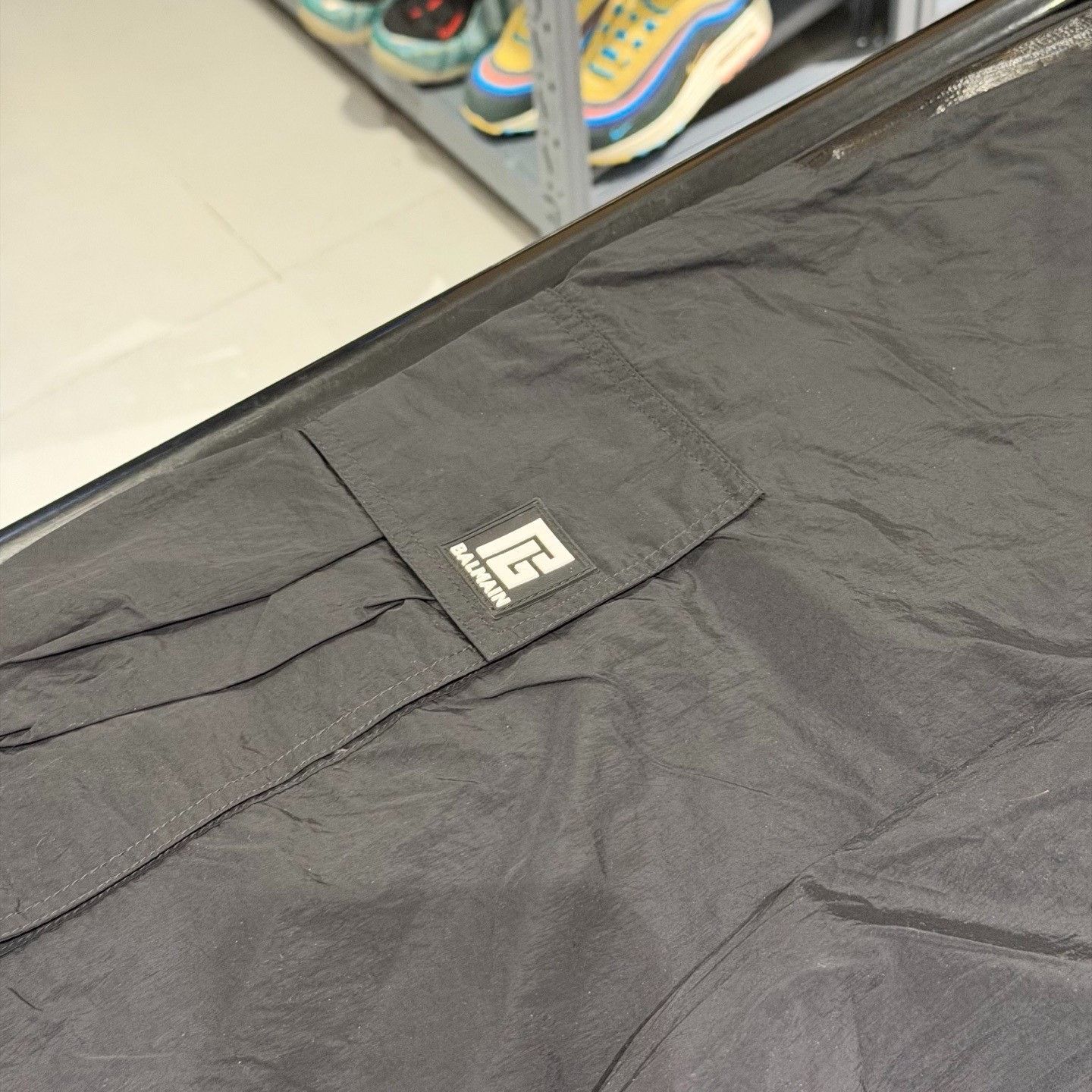 Balmain BALMAIN Black Nylon Pants Size US 36 / EU 52 - 3 Thumbnail