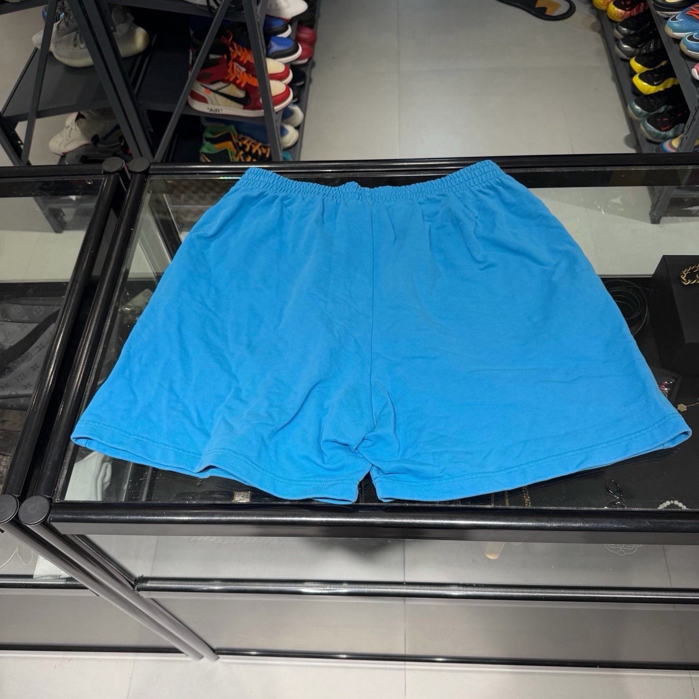Balenciaga Balenciaga Lock Double B Blue Shorts Size US 28 / EU 44 - 7 Thumbnail