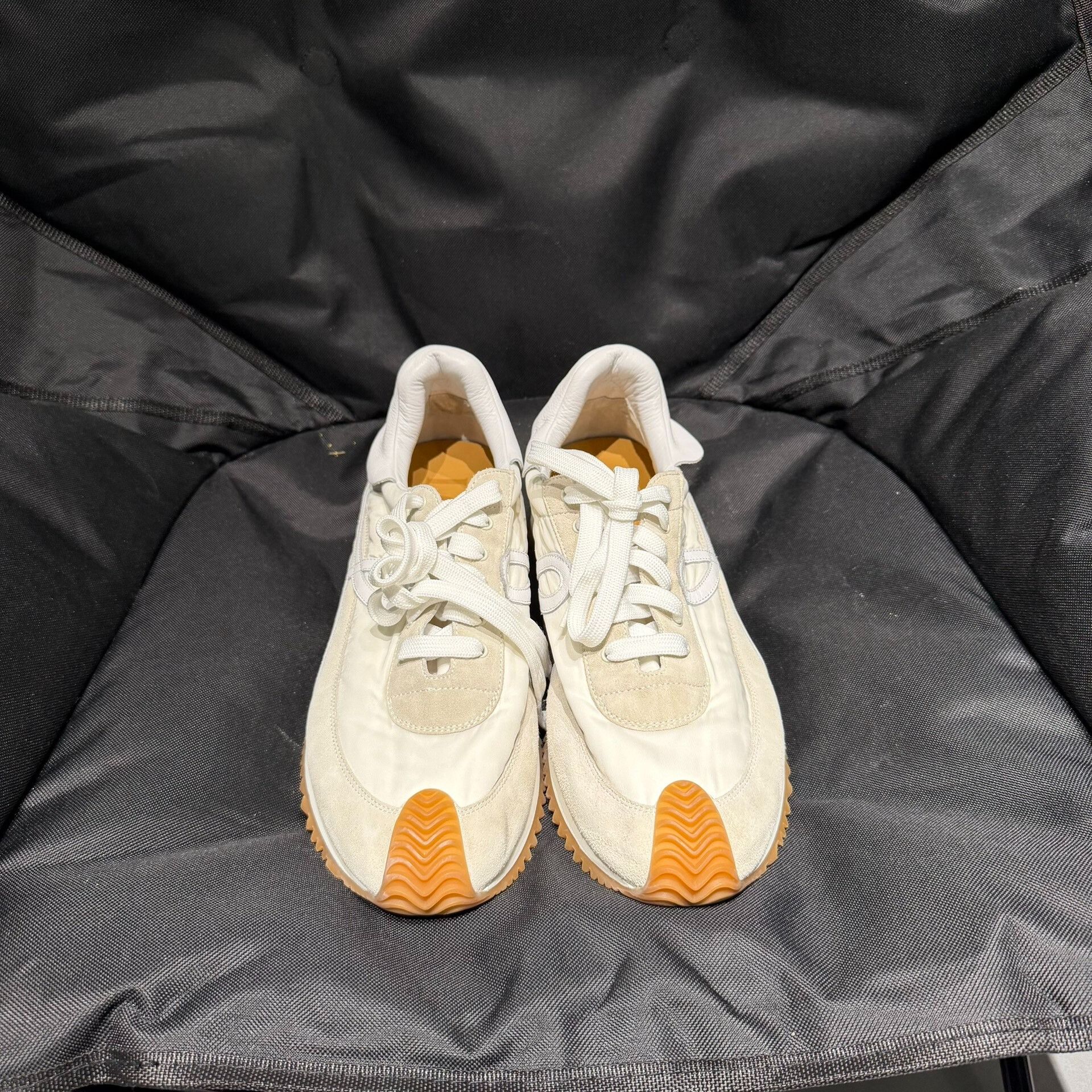 Loewe Loewe White Suede Patchwork Casual Shoes Size US 10 / EU 43 - 3 Thumbnail