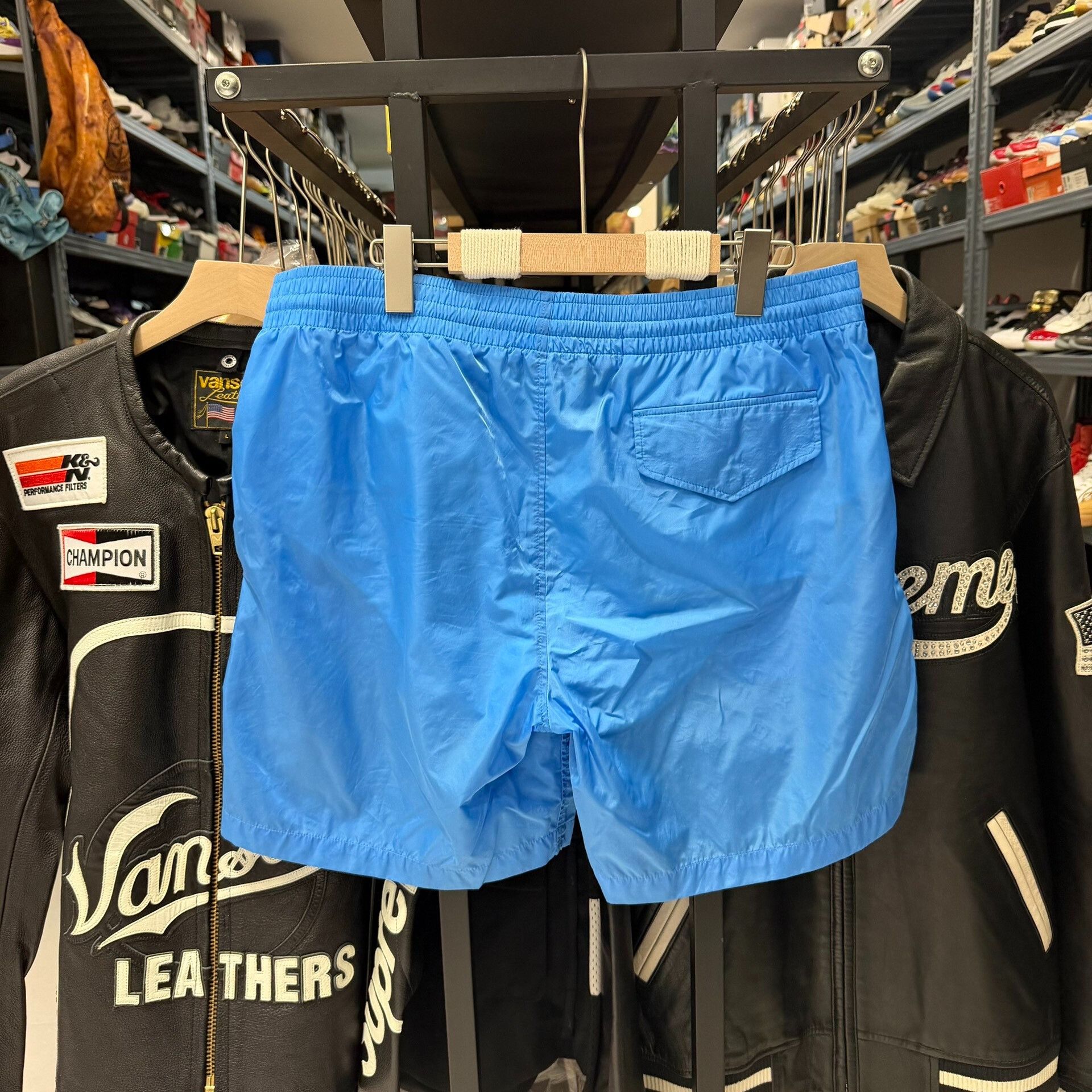 Louis Vuitton LV Blue Casual Nylon Shorts Size US 26 / EU 42 - 6 Thumbnail