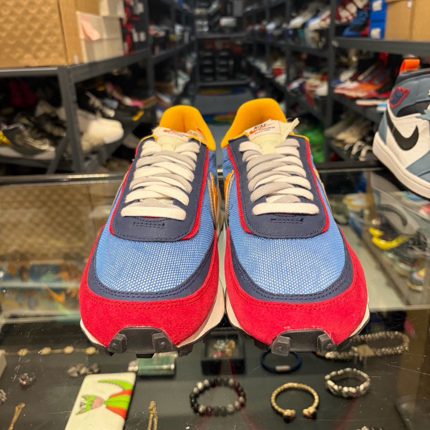 Sacai sacai x Nike LDWaffle Red Blue Size US 11 / EU 44 - 2 Thumbnail