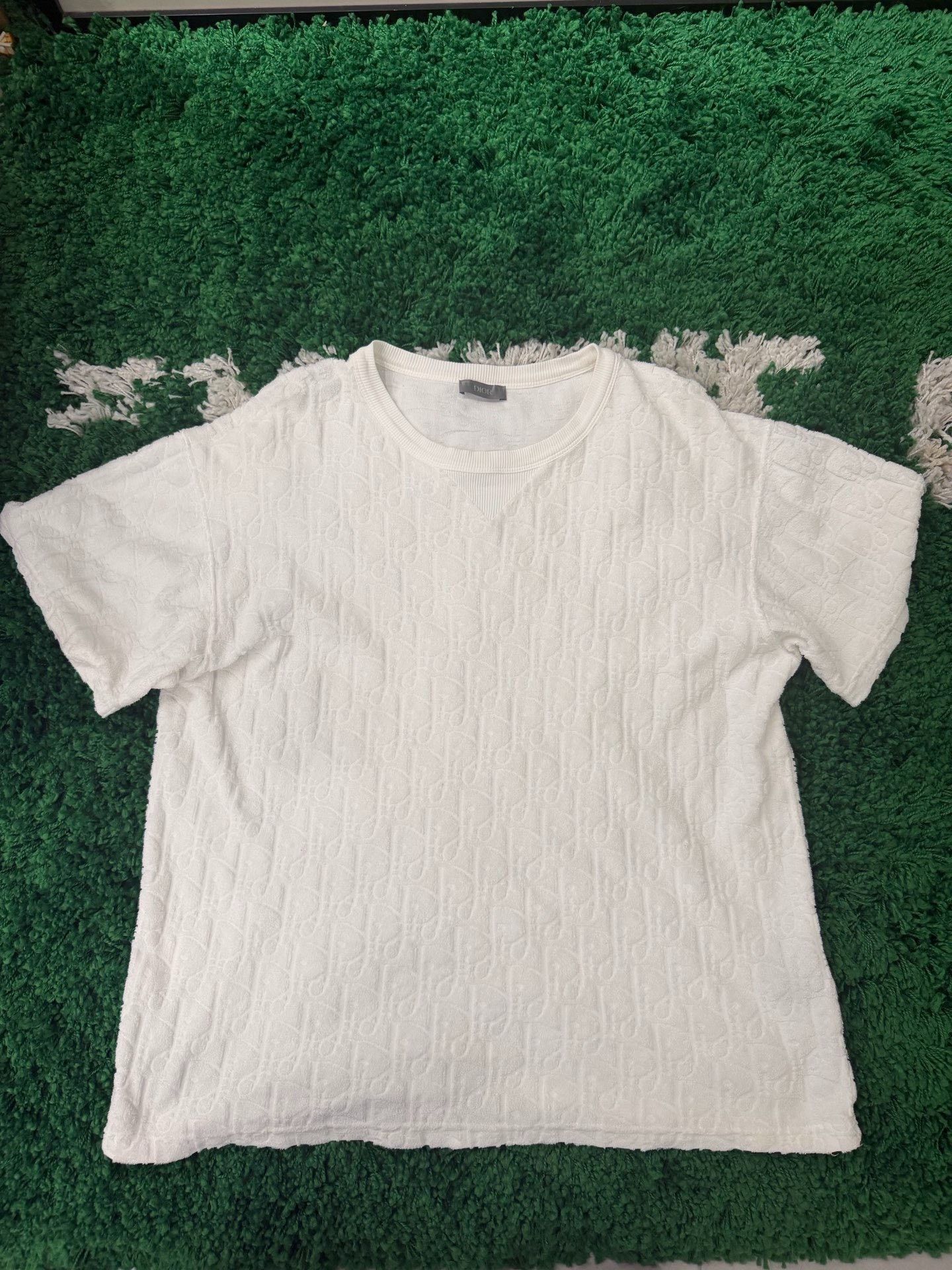 Dior DIOR Essentials Oblique Terry T-Shirt Size US M / EU 48-50 / 2 - 4 Thumbnail