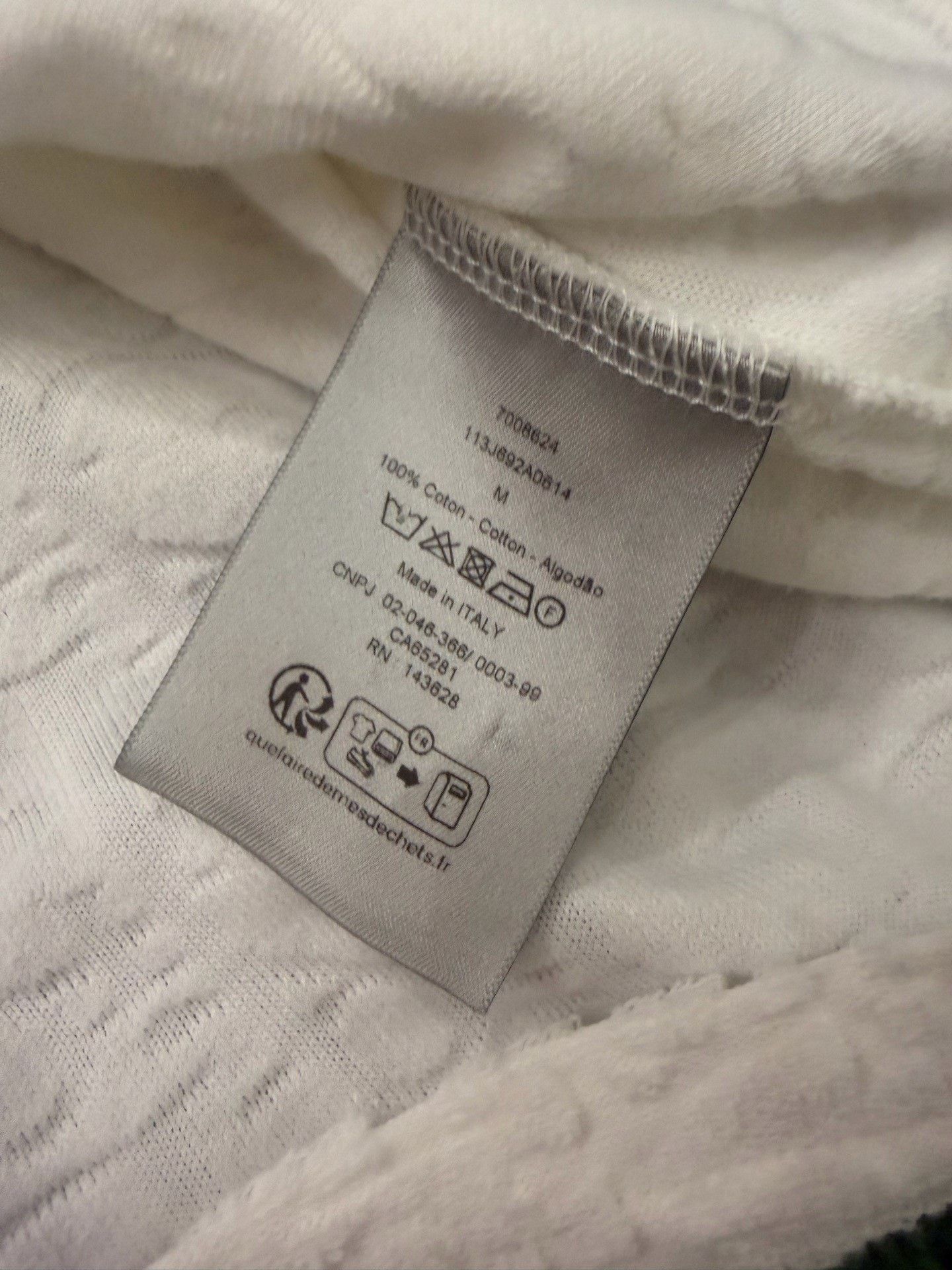 Dior DIOR Essentials Oblique Terry T-Shirt Size US M / EU 48-50 / 2 - 6 Thumbnail