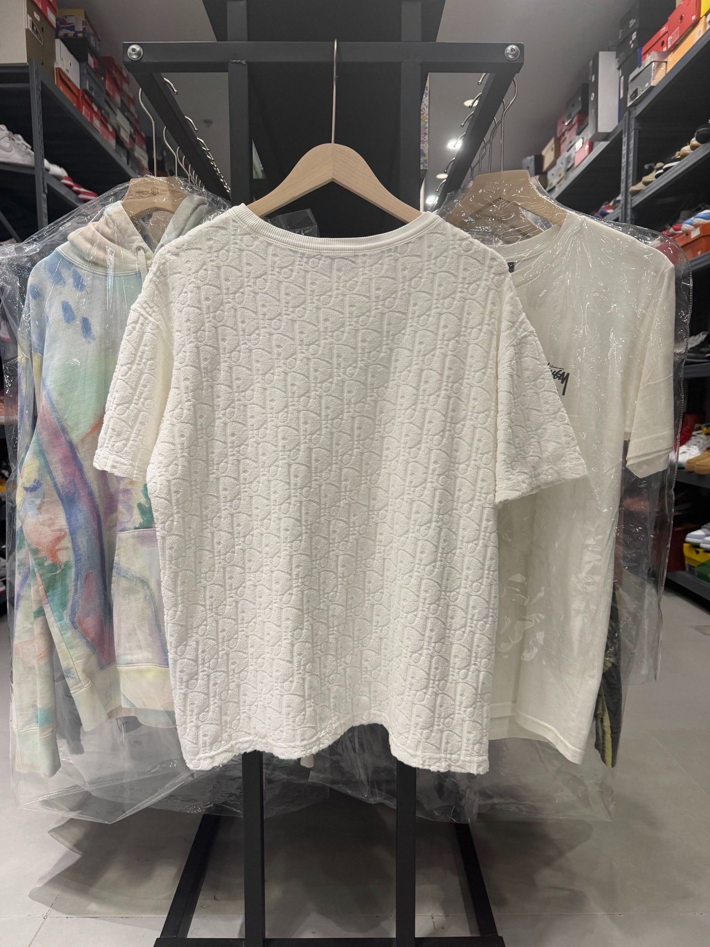 Dior DIOR Essentials Oblique Terry T-Shirt Size US M / EU 48-50 / 2 - 2 Thumbnail