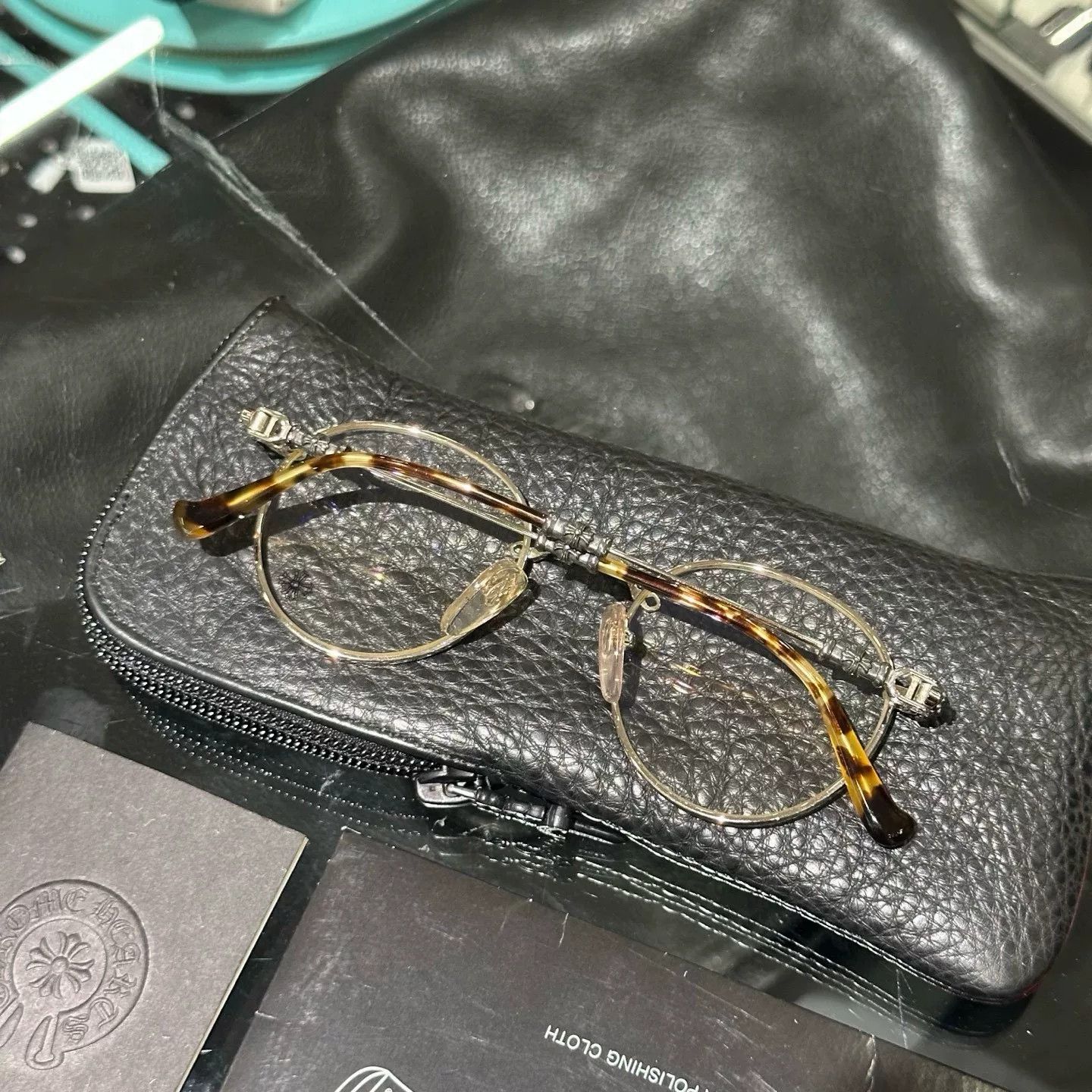Chrome Hearts Chrome Hearts BUBBA-A Eyeglasses Frame Size ONE SIZE - 3 Thumbnail
