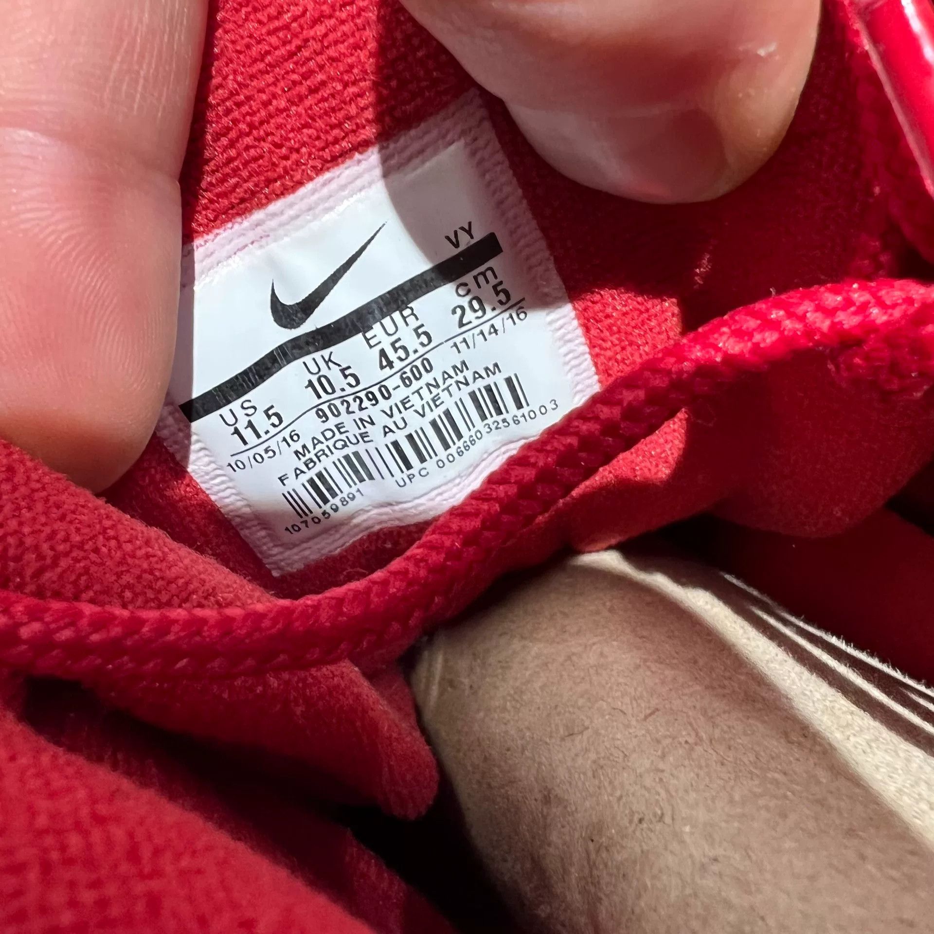 Supreme Supreme Air Pippen Uptempo Red Size US 11.5 / EU 44-45 - 5 Thumbnail
