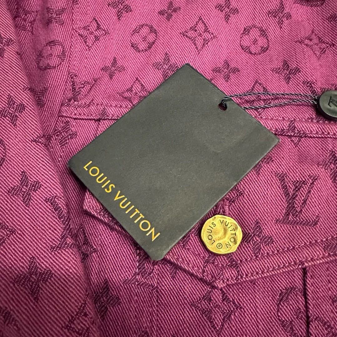 Louis Vuitton Louis Vuitton Logo Print Denim Jacket Size US M / EU 48-50 / 2 - 5 Thumbnail