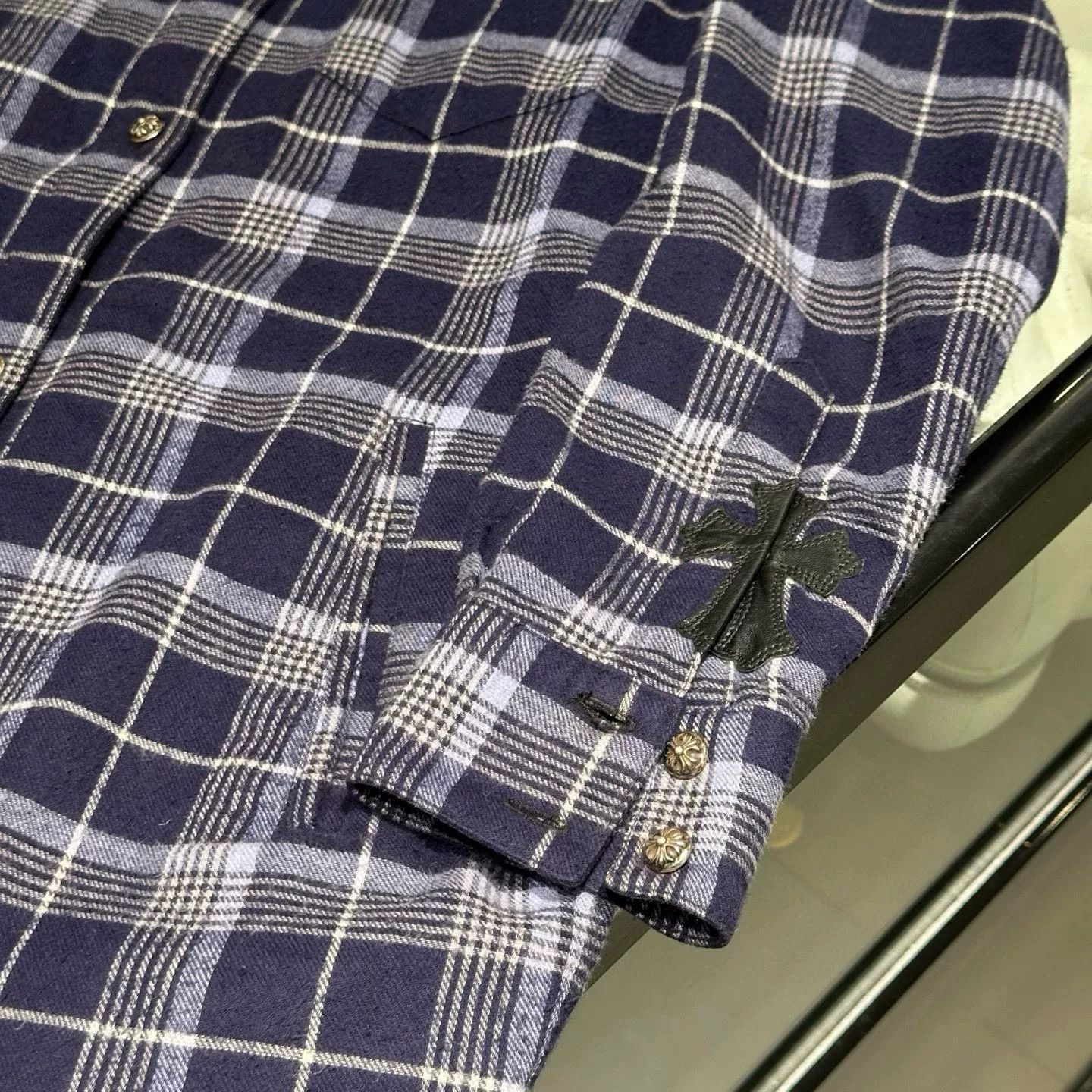 Chrome Hearts Chrome Hearts Flannel Silver Buckle Jacket Size US M / EU 48-50 / 2 - 4 Thumbnail