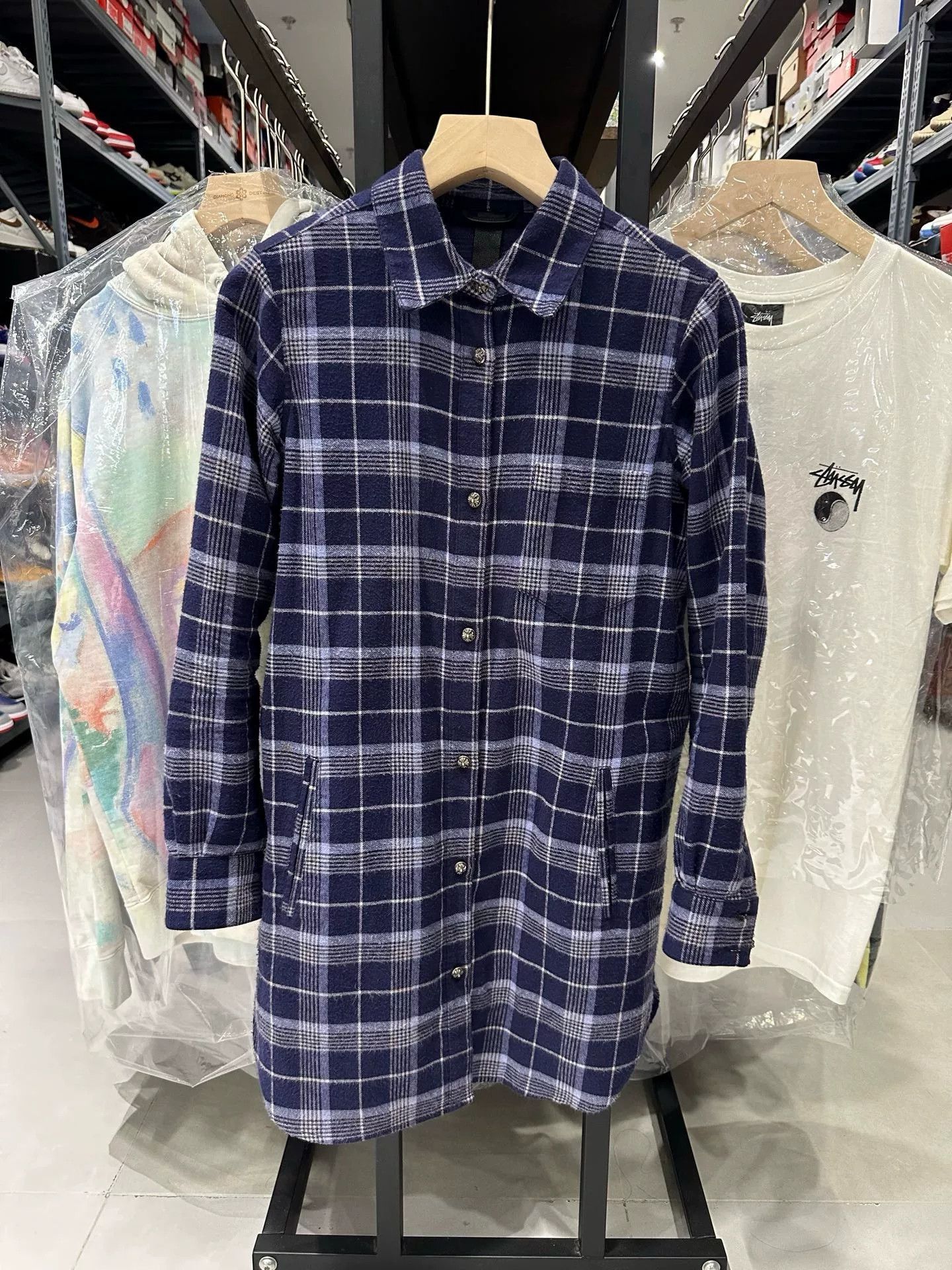 Chrome Hearts Chrome Hearts Flannel Silver Buckle Jacket Size US M / EU 48-50 / 2 - 8 Thumbnail