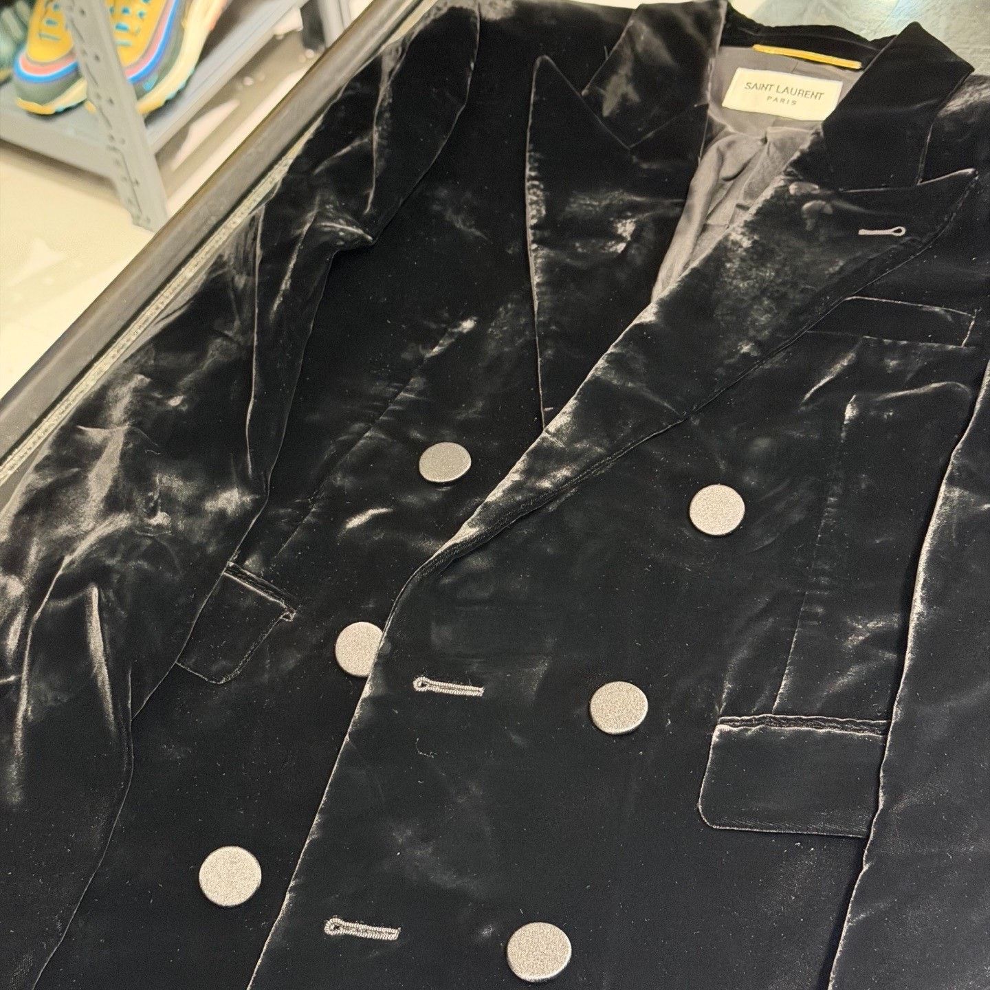 Saint Laurent Paris Saint Laurent Velvet Blazer Size XXS / US 00 / IT 34 - 6 Thumbnail