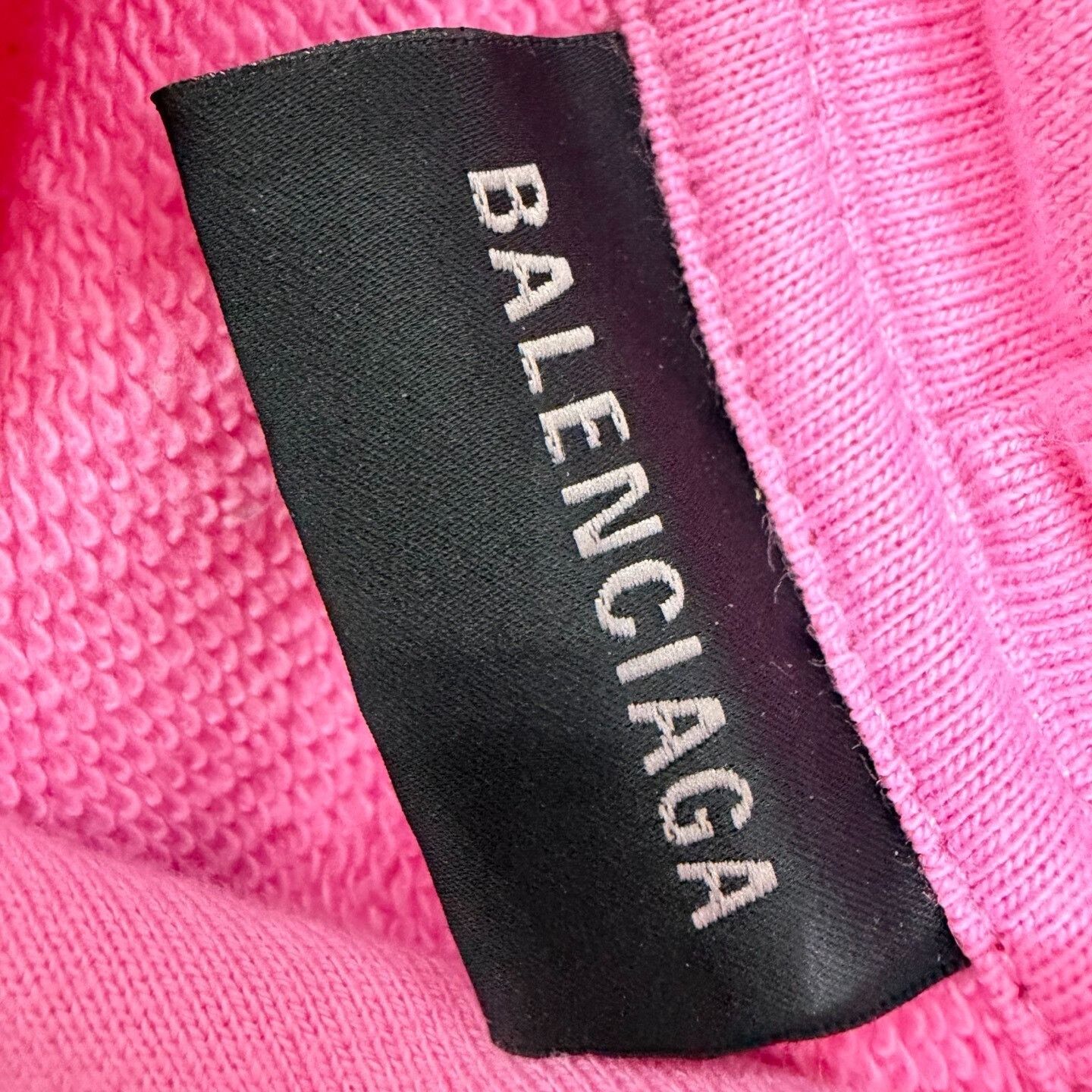 Balenciaga Balenciaga Pink Splatter Logo Hoodie Size M / US 6-8 / IT 42-44 - 6 Thumbnail