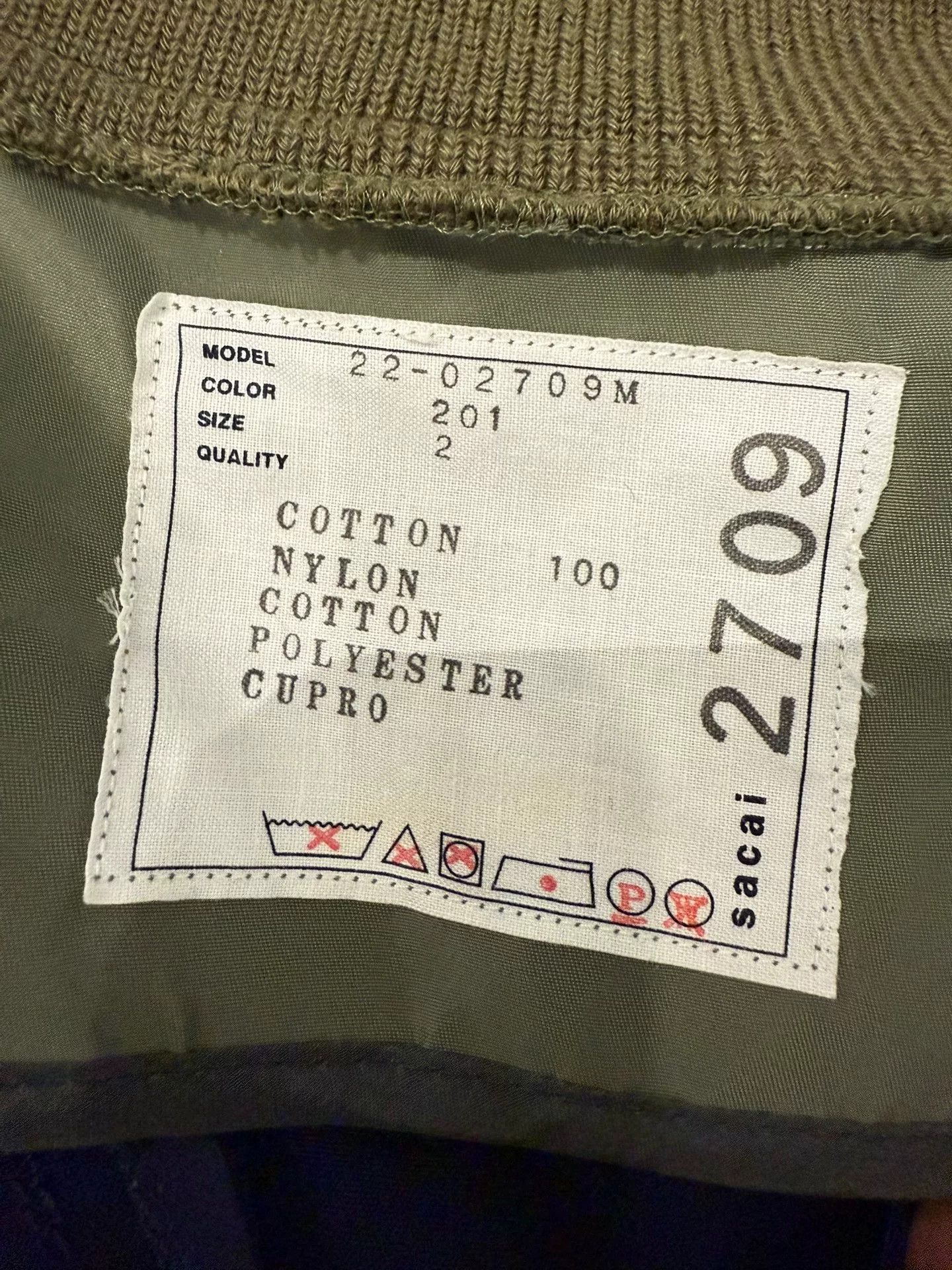 Sacai sacai MA1 Twill Blouson Jacket Size US M / EU 48-50 / 2 - 5 Thumbnail